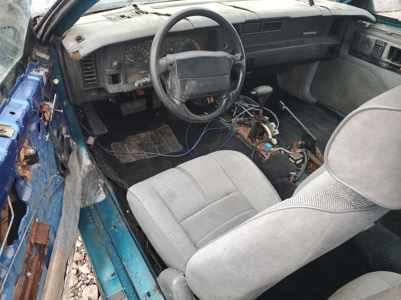 1991 Chevrolet Camaro Rs Teal vin: 1G1FP23T7ML124948