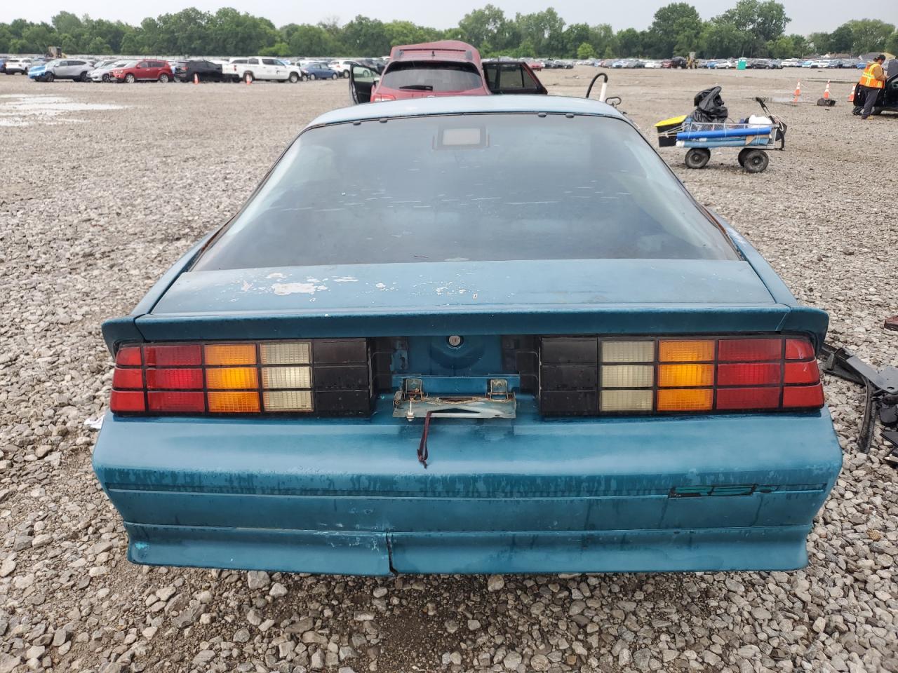1991 Chevrolet Camaro Rs Teal vin: 1G1FP23T7ML124948