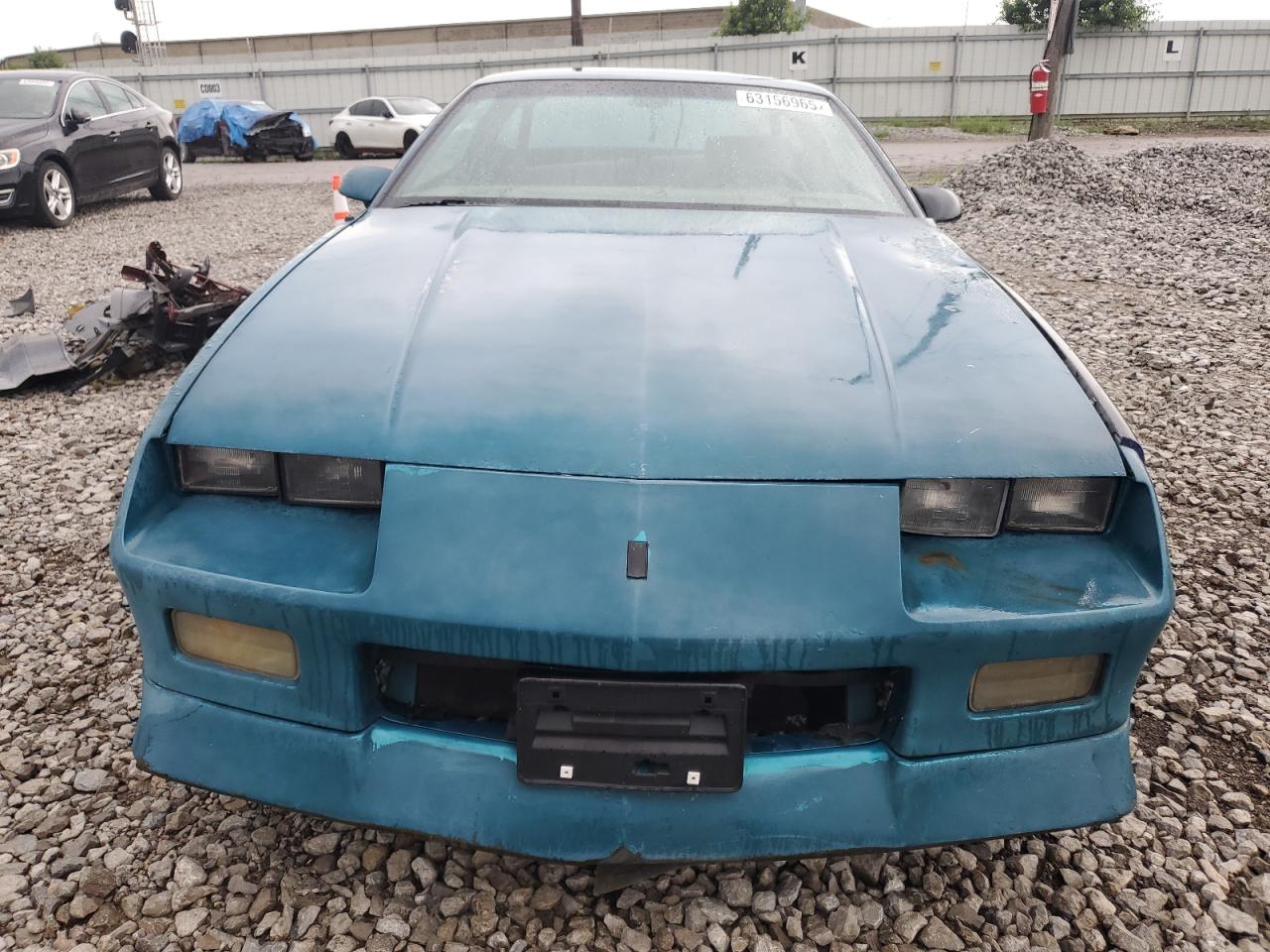 1991 Chevrolet Camaro Rs Teal vin: 1G1FP23T7ML124948