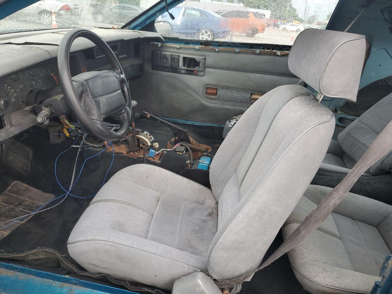 1991 Chevrolet Camaro Rs Teal vin: 1G1FP23T7ML124948