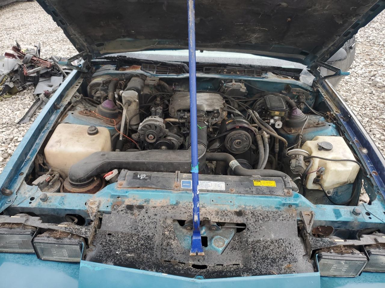 1991 Chevrolet Camaro Rs Teal vin: 1G1FP23T7ML124948