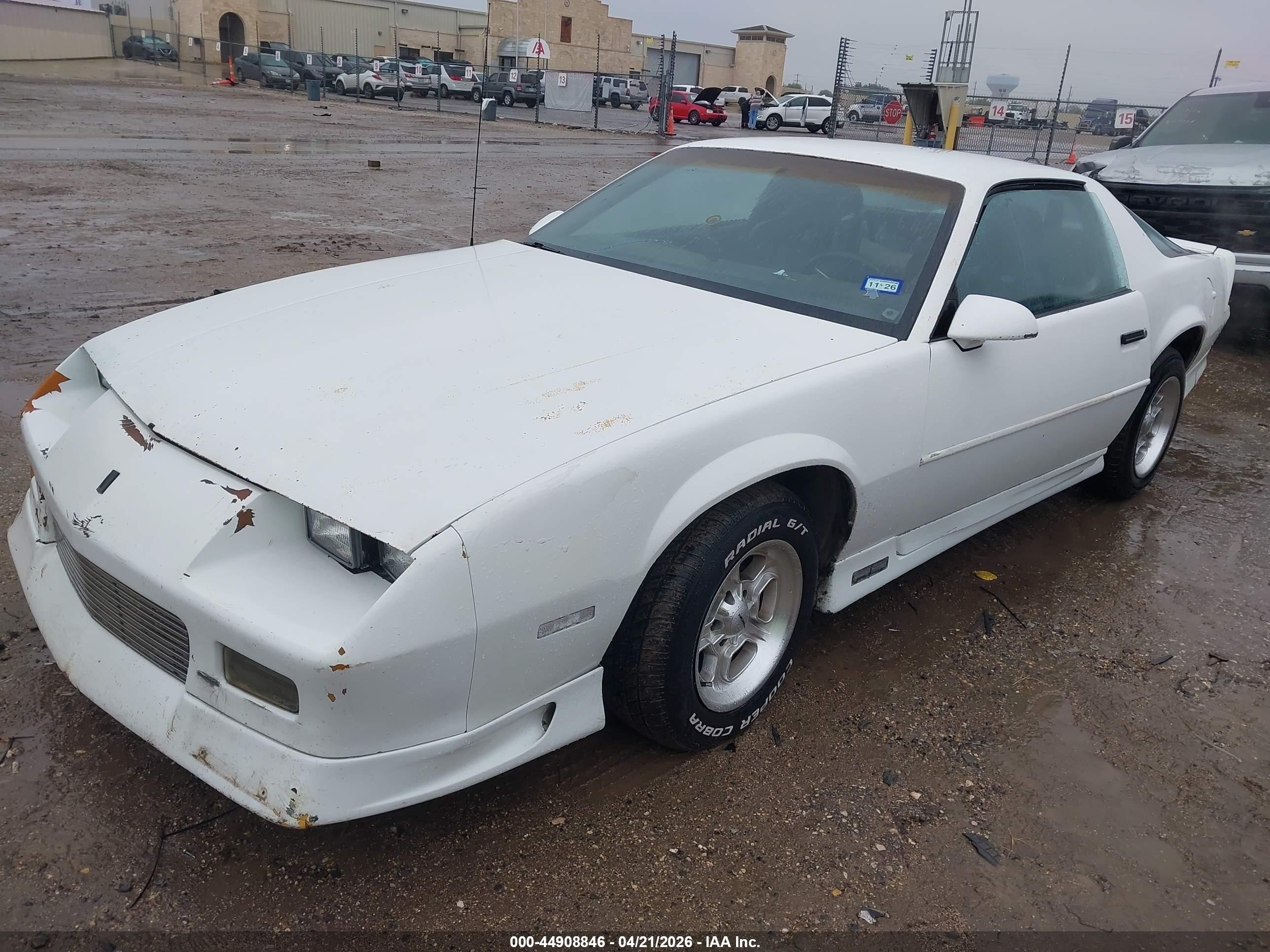 1991 Chevrolet Camaro Rs White vin: 1G1FP23T8ML184690