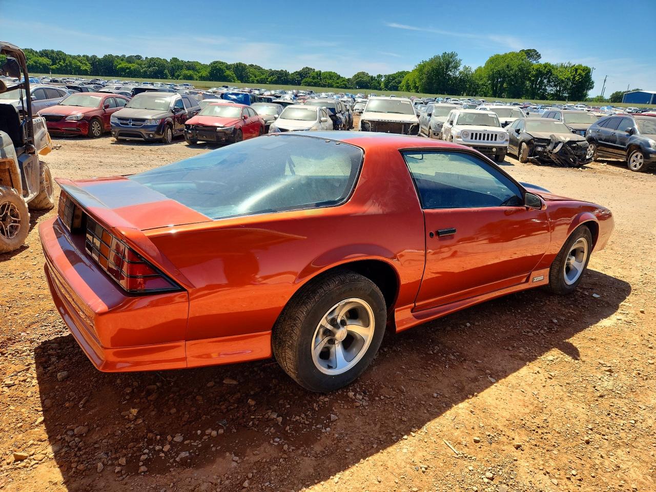 1991 Chevrolet Camaro Rs Orange vin: 1G1FP23TXML100451