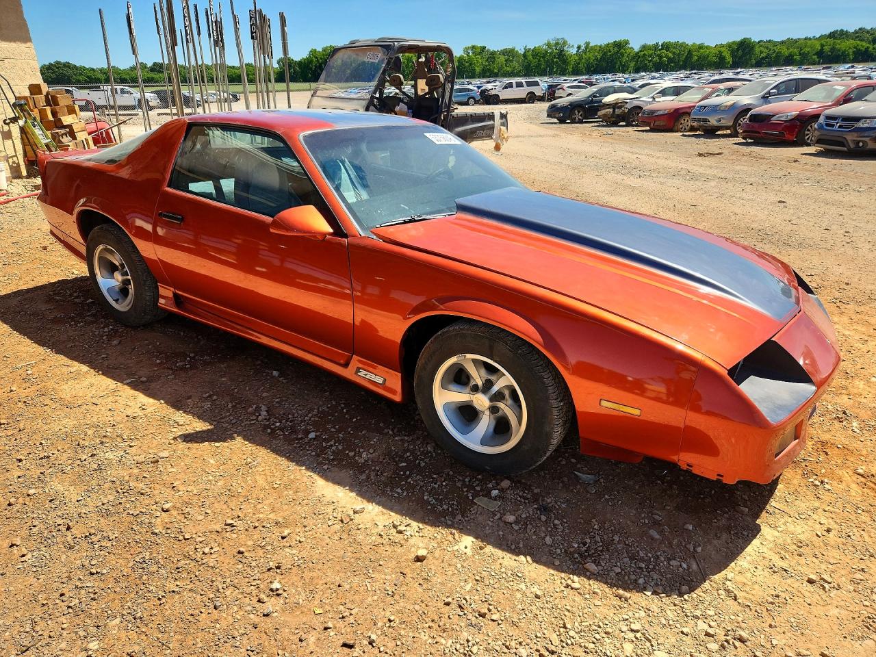 1991 Chevrolet Camaro Rs Orange vin: 1G1FP23TXML100451