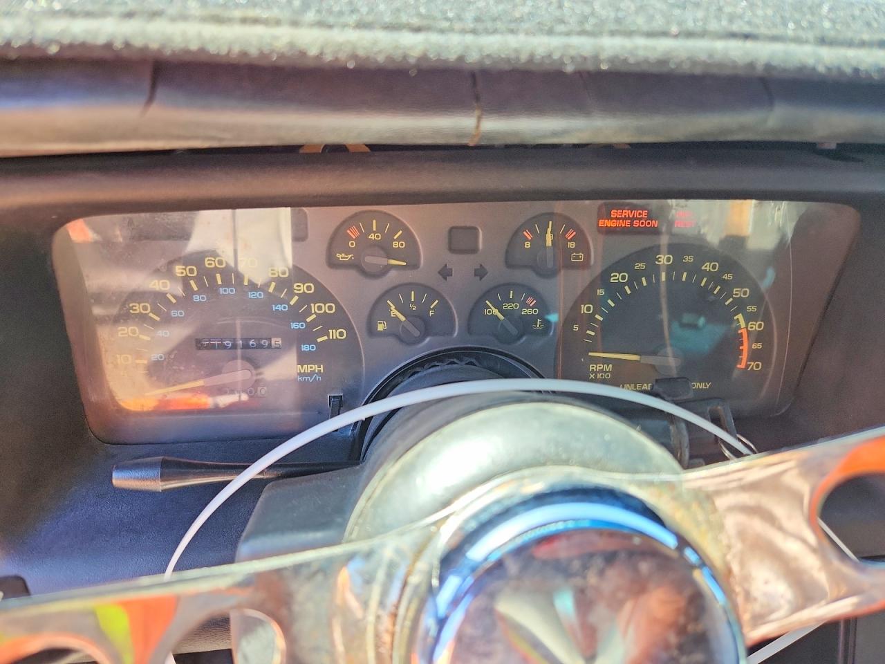1991 Chevrolet Camaro Rs Orange vin: 1G1FP23TXML100451