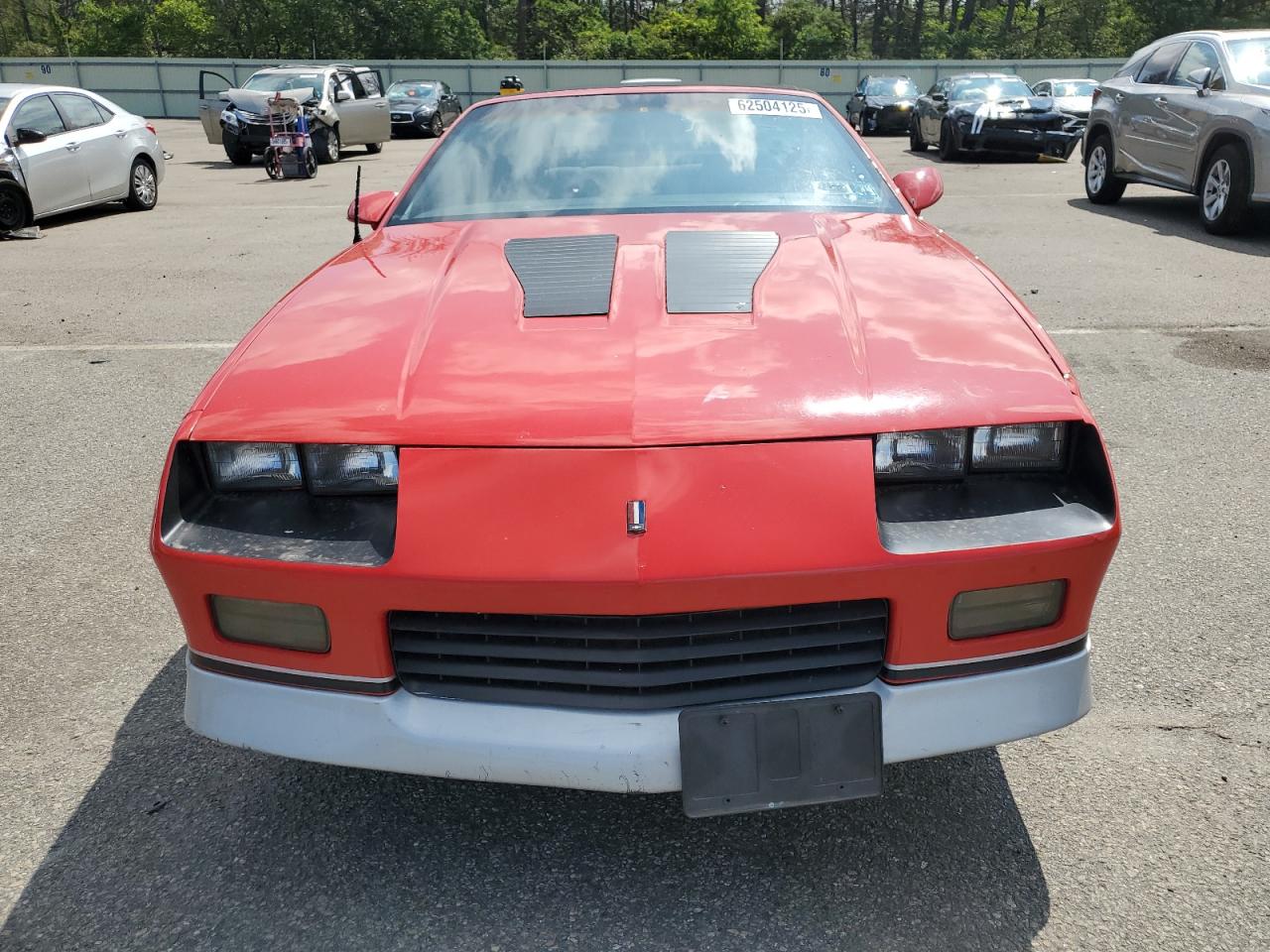 1988 Chevrolet Camaro Red vin: 1G1FP31E0JL169204