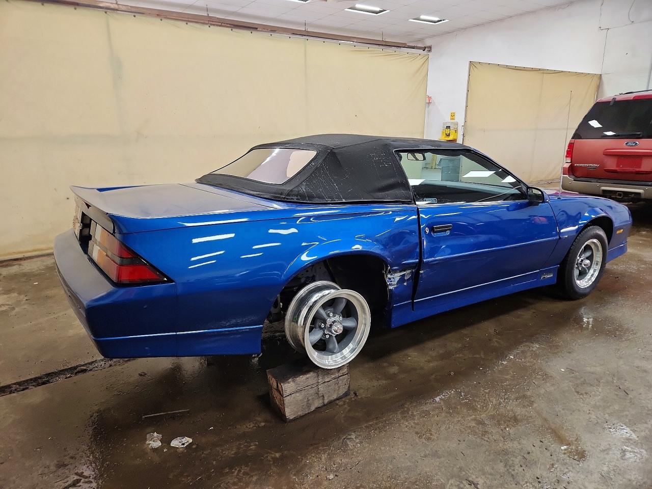 1989 Chevrolet Camaro Blue vin: 1G1FP31E9KL210463