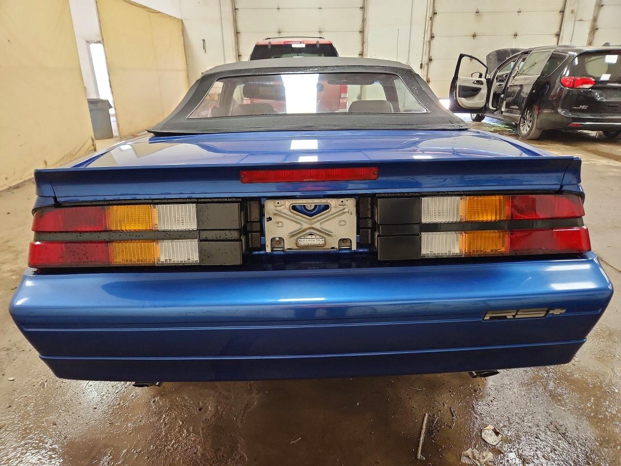 1989 Chevrolet Camaro Blue vin: 1G1FP31E9KL210463