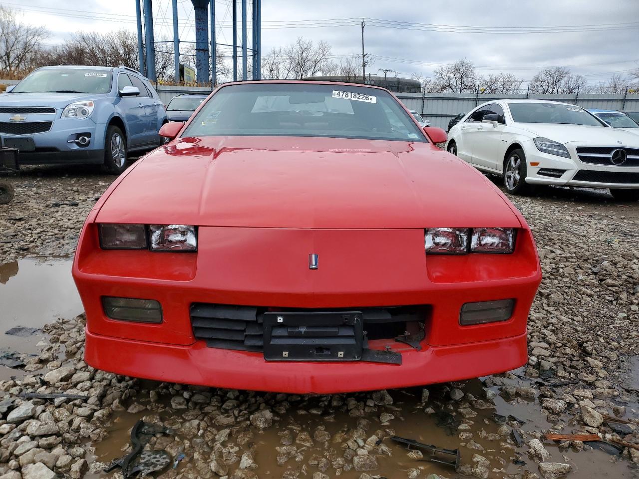 1989 Chev Camaro Красный vin: 1G1FP31EXKL193088