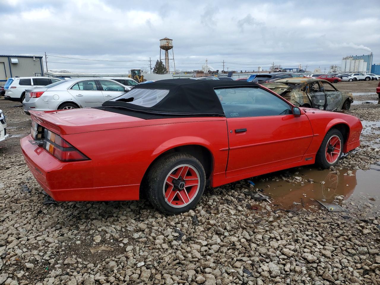 1989 Chev Camaro Красный vin: 1G1FP31EXKL193088
