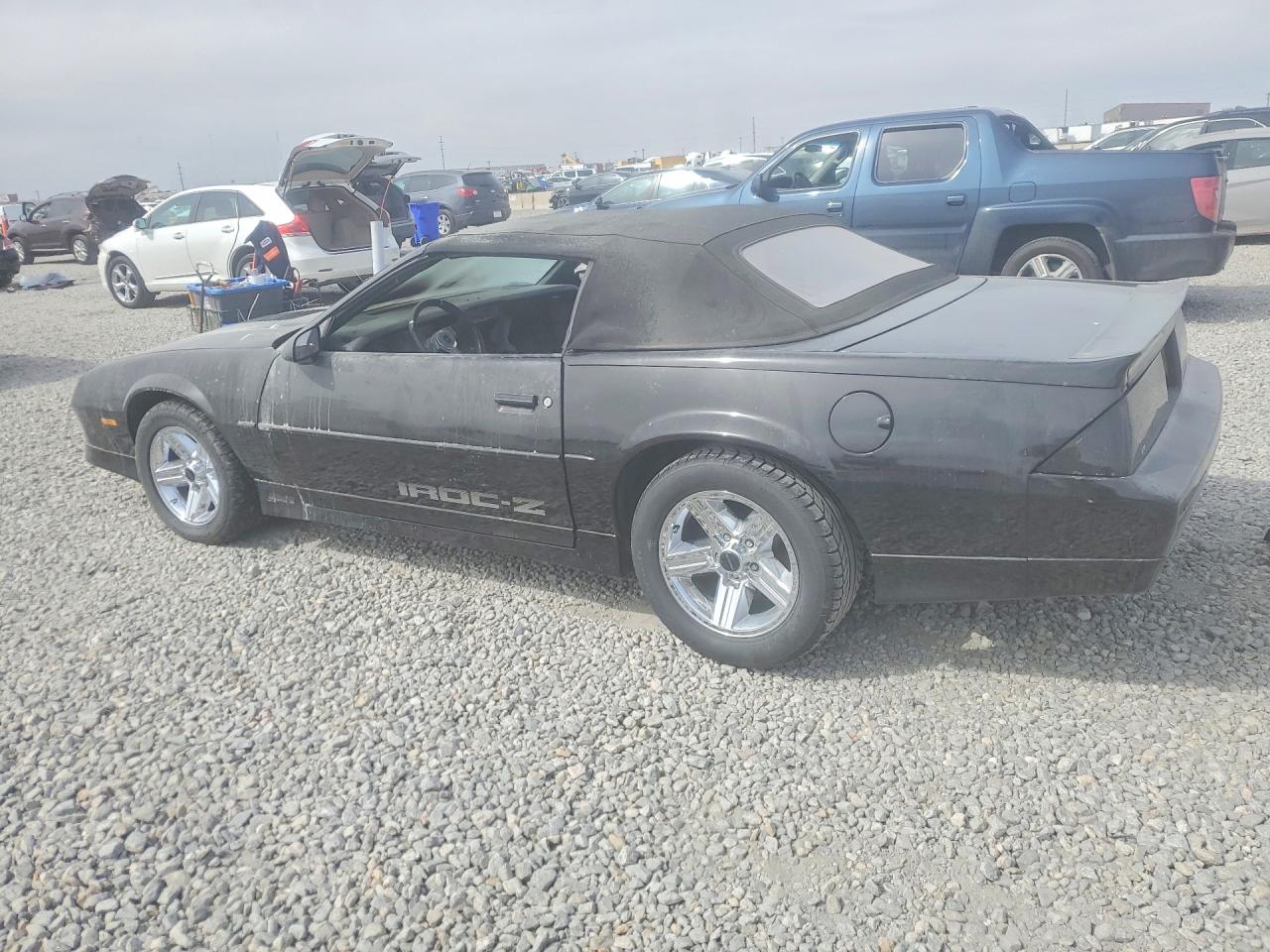 1988 Chevrolet Camaro Black vin: 1G1FP31F2JL174056