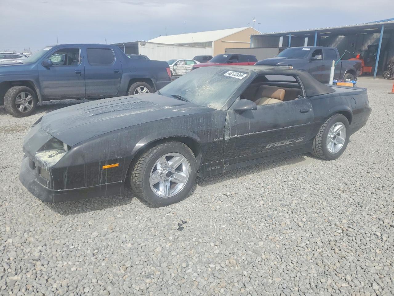 1988 Chevrolet Camaro Black vin: 1G1FP31F2JL174056