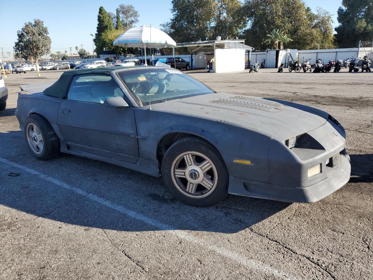 1991 Chevrolet Camaro Rs Gray vin: 1G1FP33E5ML164629