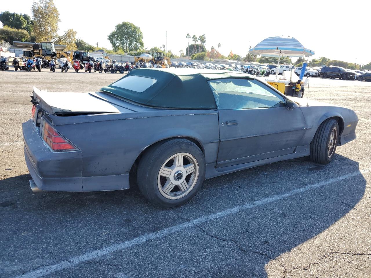 1991 Chevrolet Camaro Rs Gray vin: 1G1FP33E5ML164629