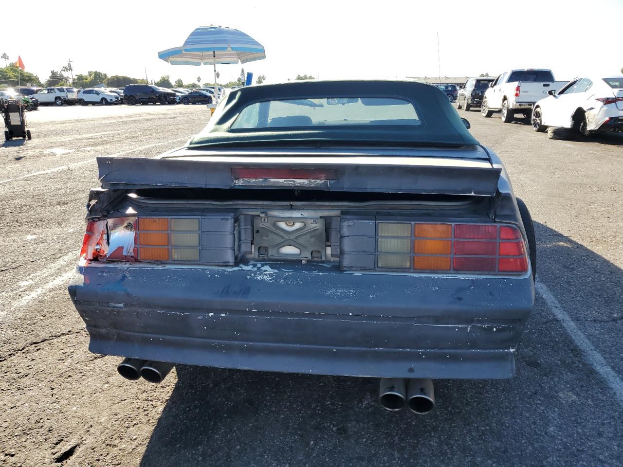 1991 Chevrolet Camaro Rs Gray vin: 1G1FP33E5ML164629