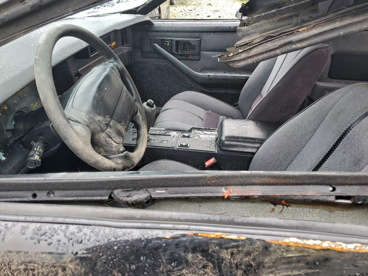 1992 Chevrolet Camaro Rs Black vin: 1G1FP33E6NL137358