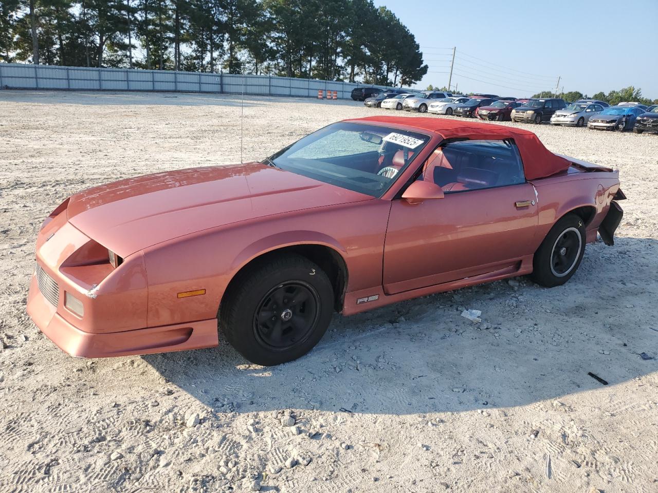 1991 Chevrolet Camaro Rs Orange vin: 1G1FP33EXML187257