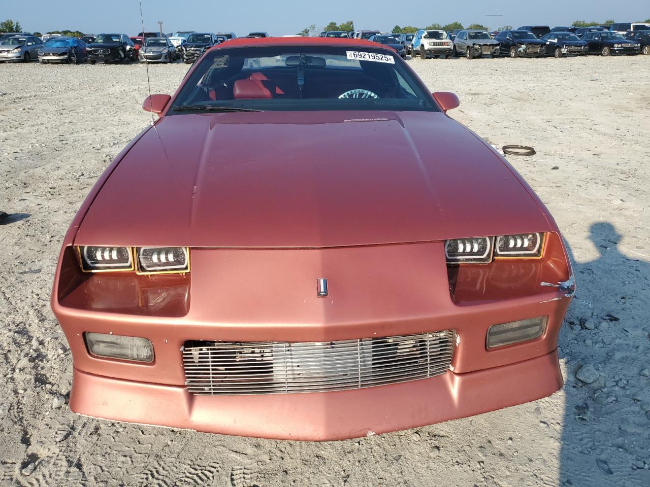 1991 Chevrolet Camaro Rs Orange vin: 1G1FP33EXML187257