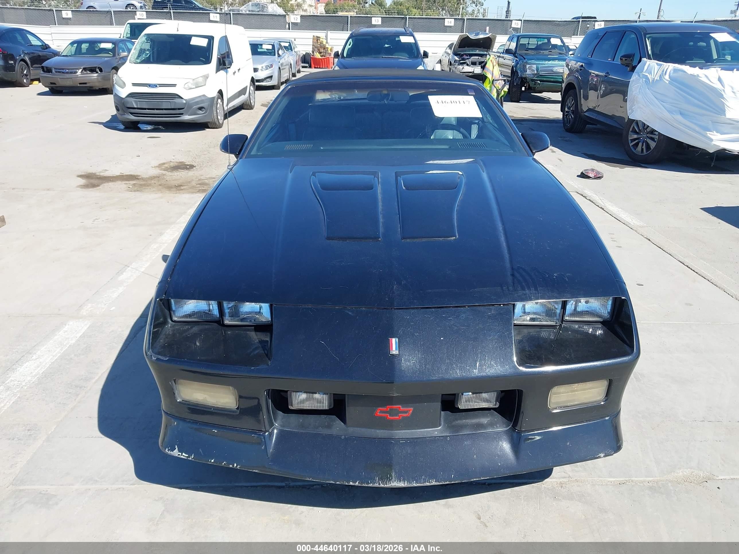 1991 Chevrolet Camaro Z28 Черный vin: 1G1FP33F2ML122217