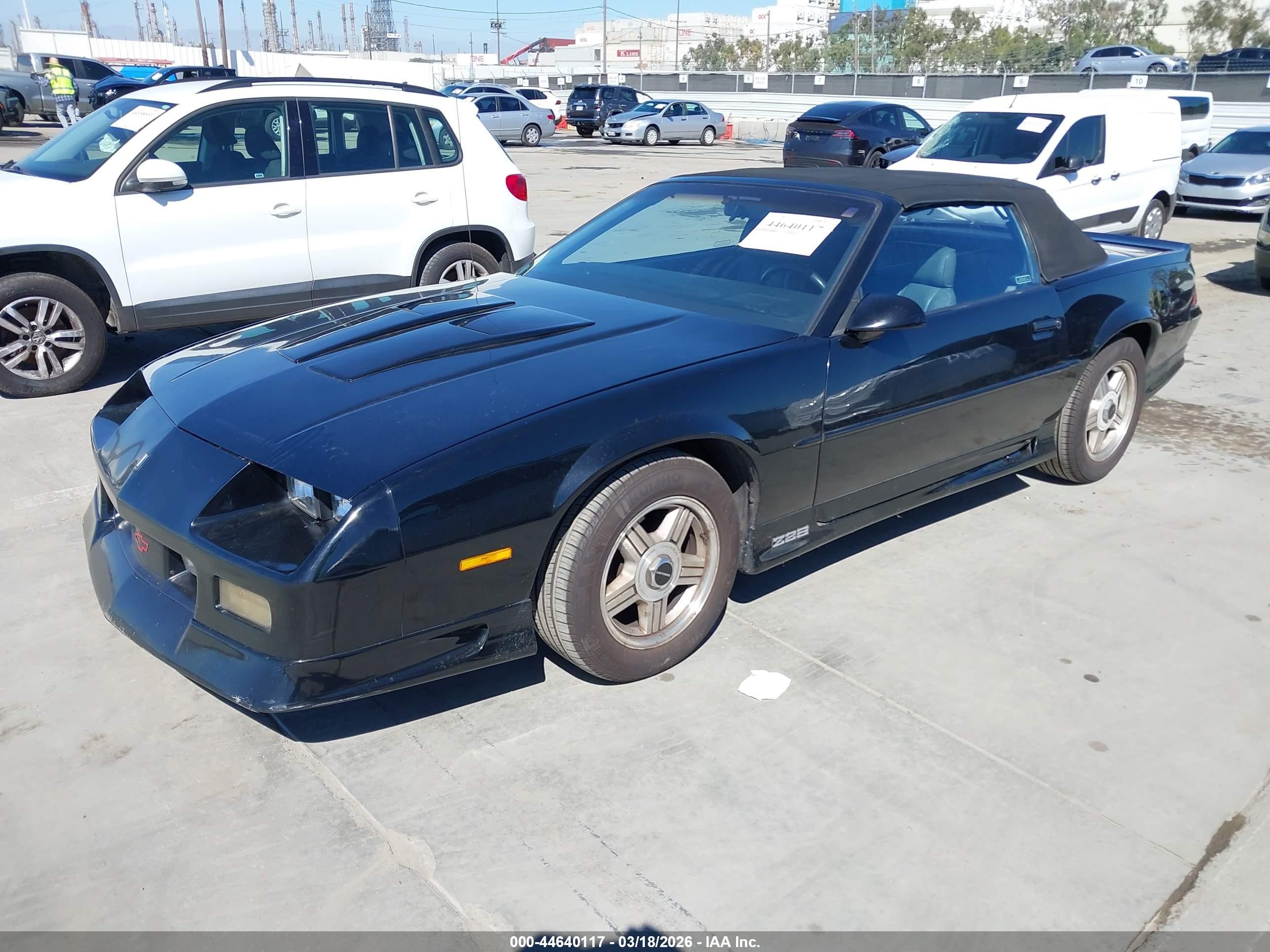 1991 Chevrolet Camaro Z28 Черный vin: 1G1FP33F2ML122217