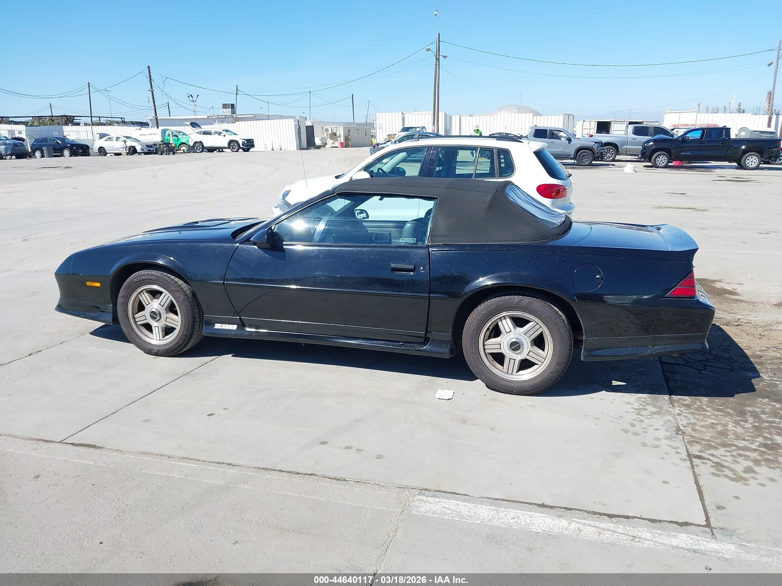 1991 Chevrolet Camaro Z28 Черный vin: 1G1FP33F2ML122217