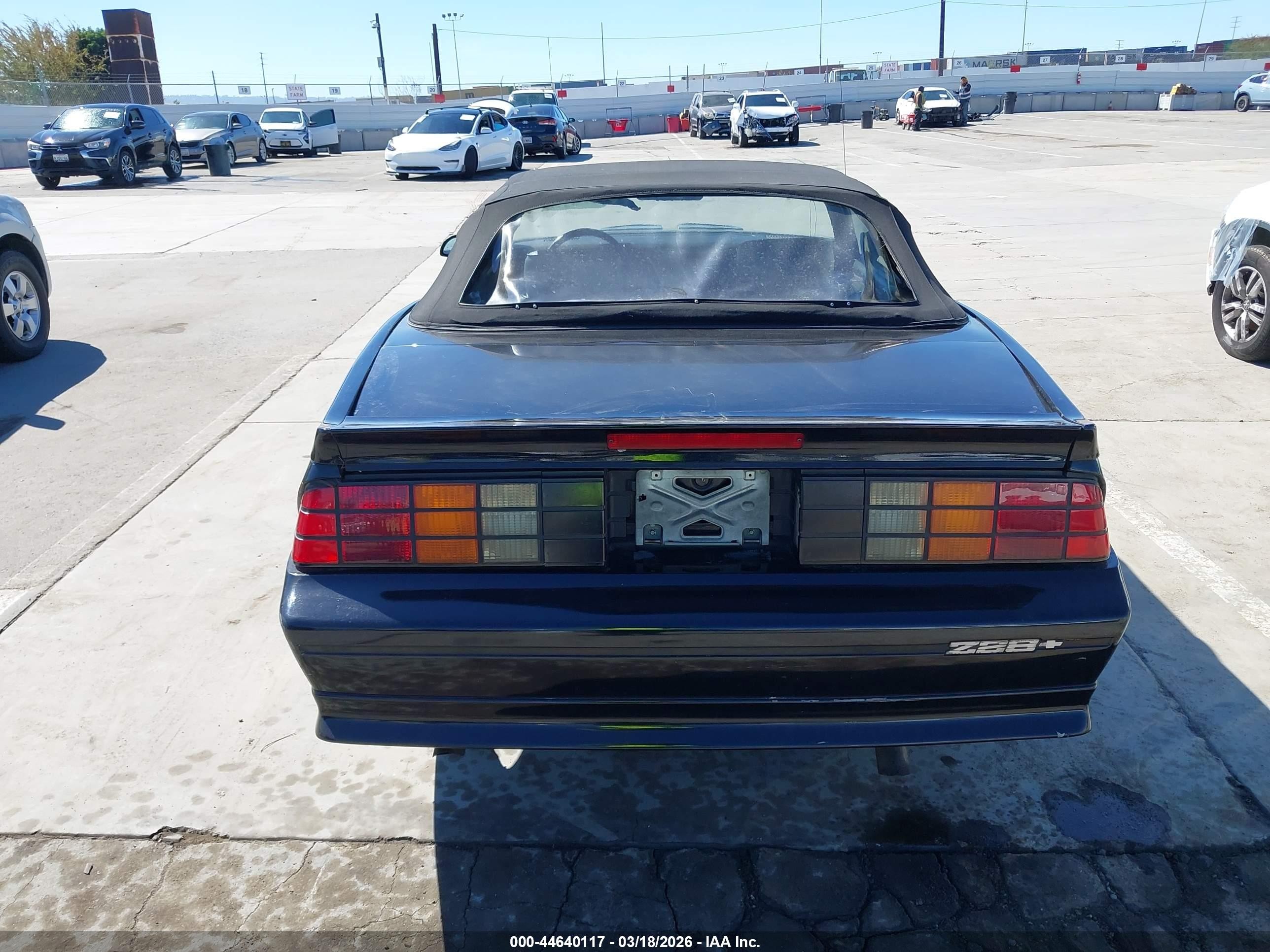 1991 Chevrolet Camaro Z28 Черный vin: 1G1FP33F2ML122217