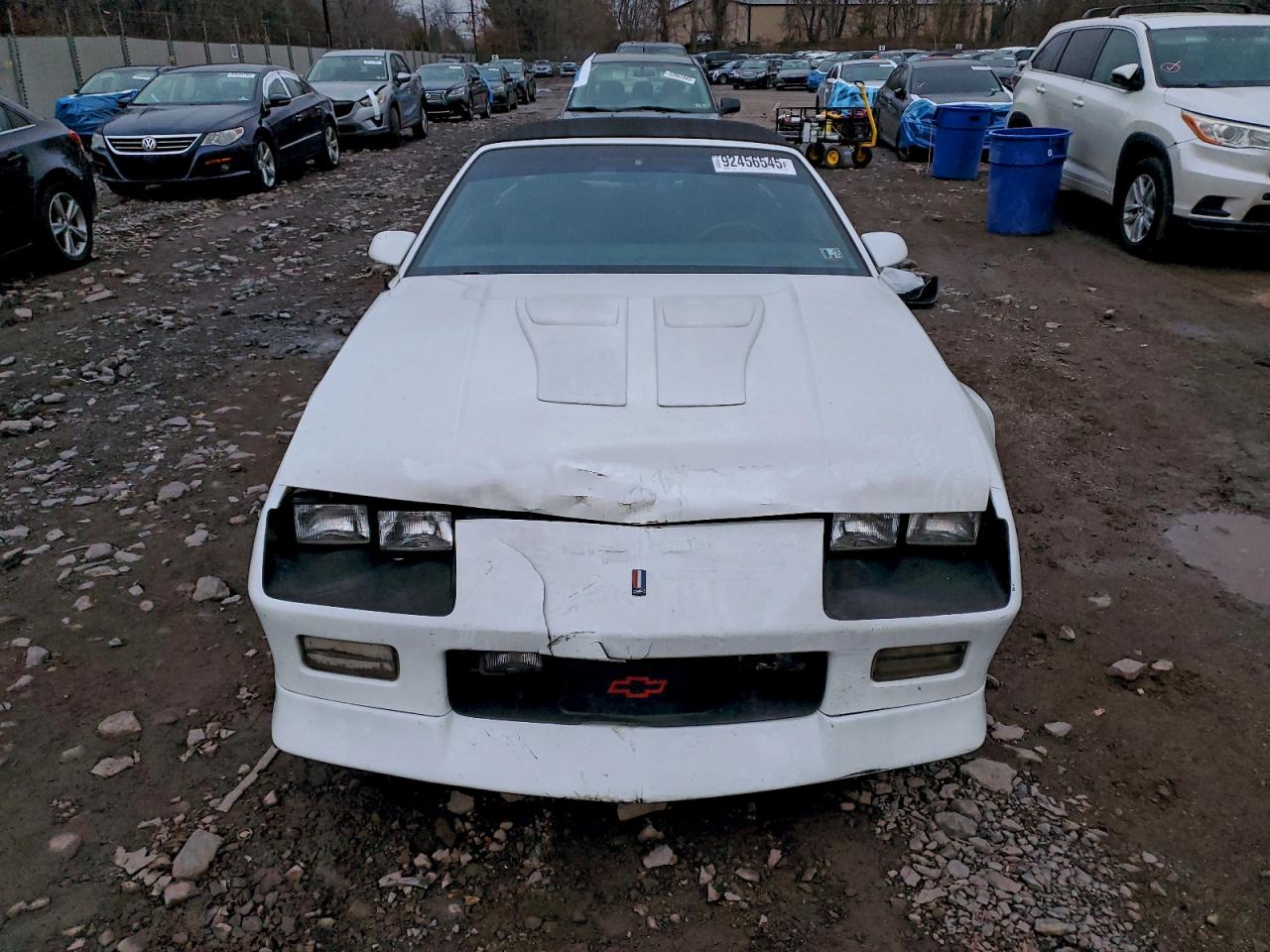1991 Chevrolet Camaro Z28 White vin: 1G1FP33F3ML109721