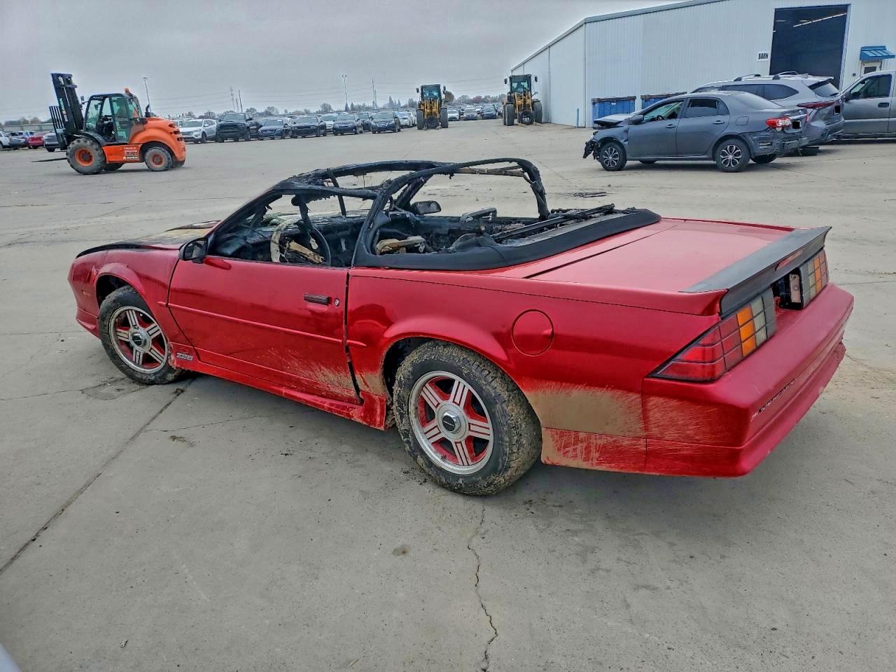 1991 Chev Camaro Z28 Пожар vin: 1G1FP33F5ML122129