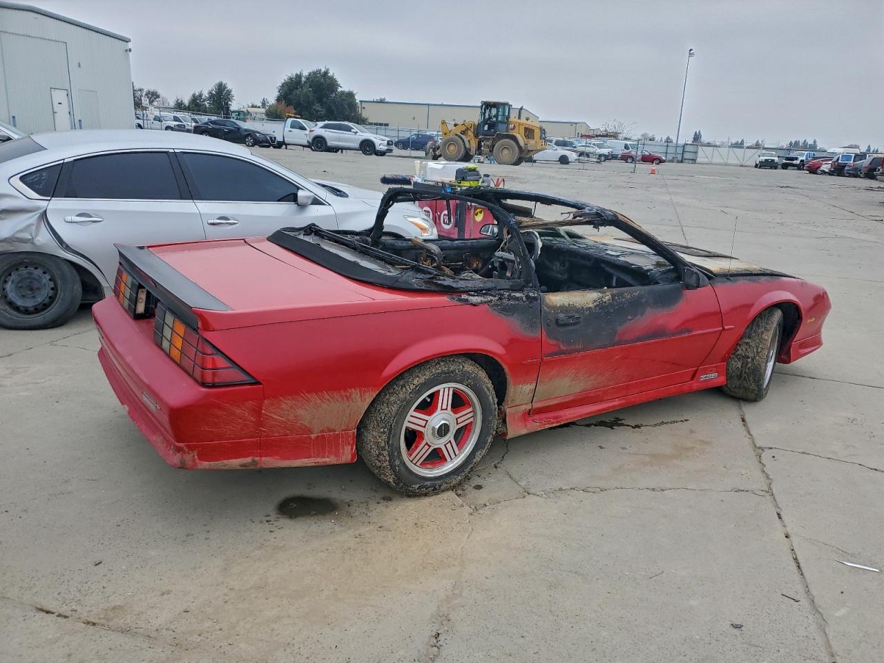 1991 Chev Camaro Z28 Пожар vin: 1G1FP33F5ML122129