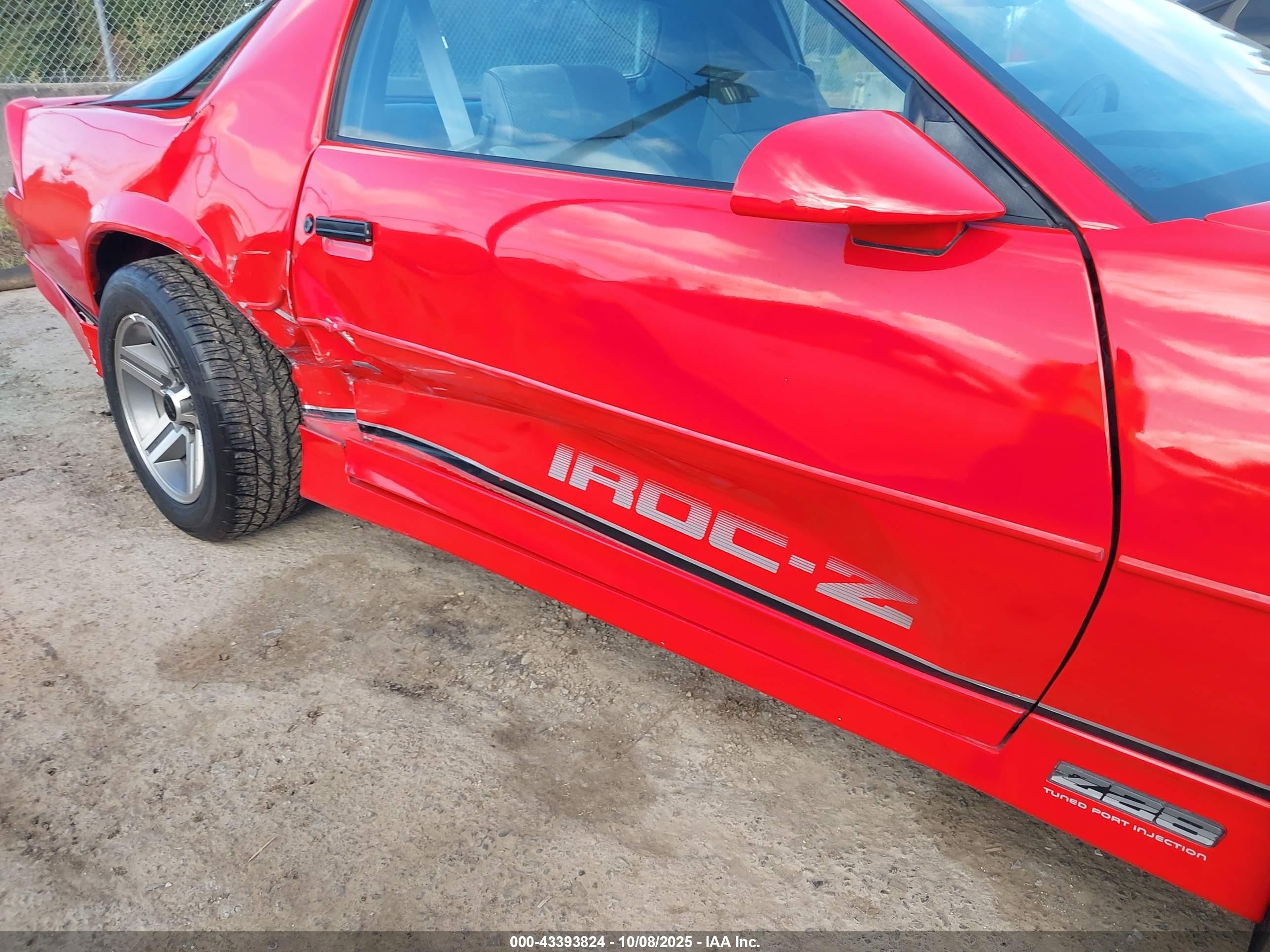 1986 Chevrolet Camaro   Red vin: 1G1FP87F0GL156197