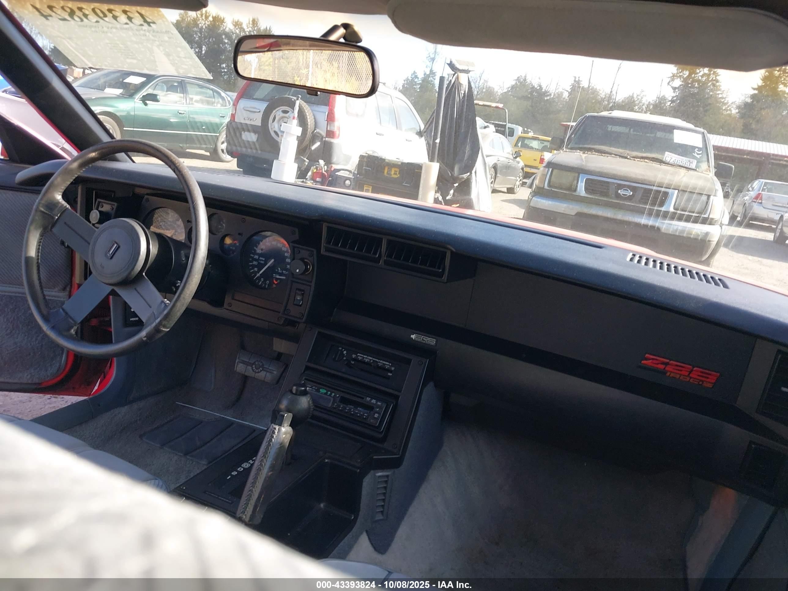 1986 Chevrolet Camaro   Red vin: 1G1FP87F0GL156197