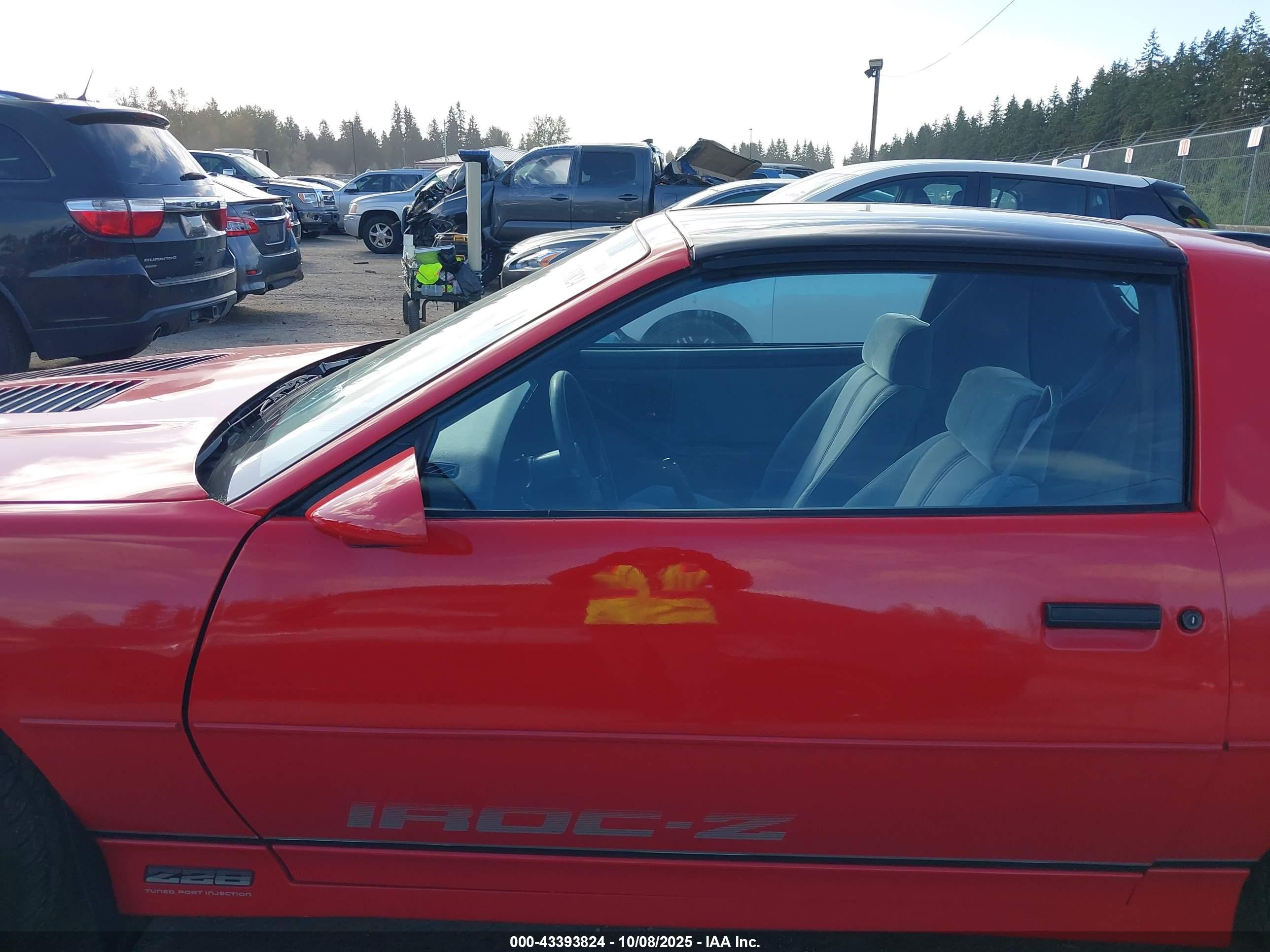 1986 Chevrolet Camaro   Red vin: 1G1FP87F0GL156197