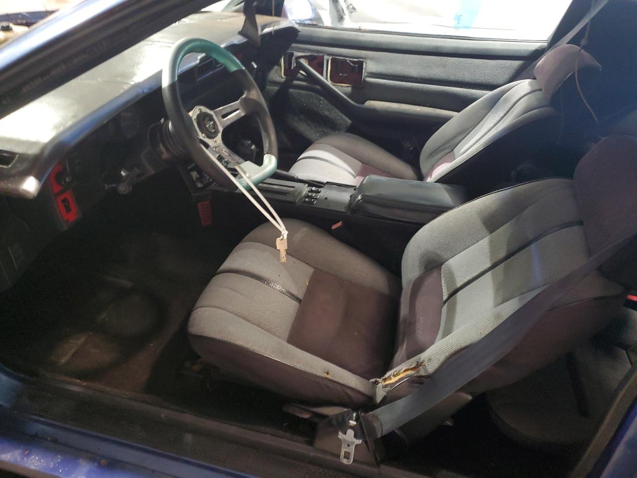 1986 Chevrolet Camaro Blue vin: 1G1FP87F0GN155457