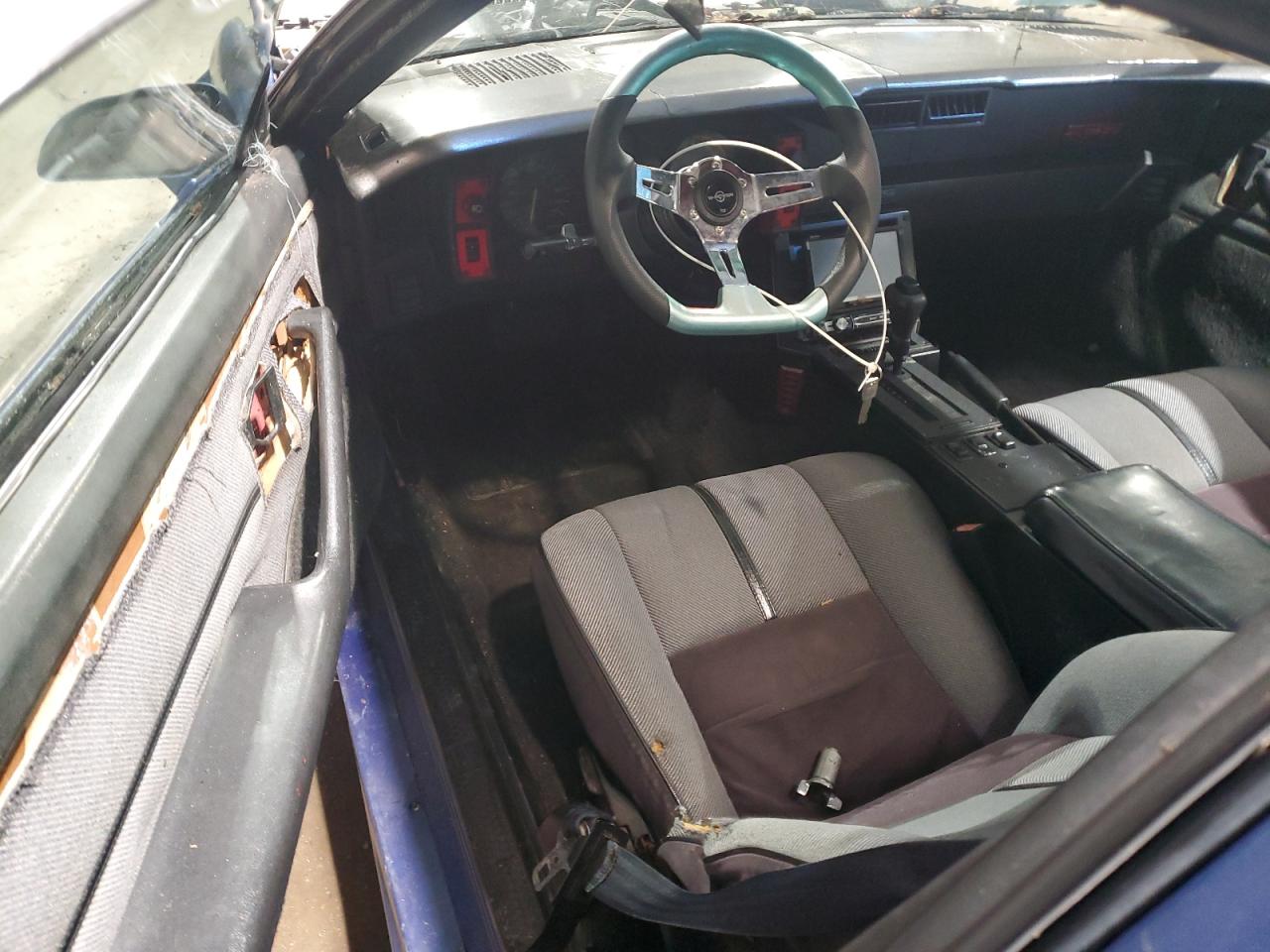 1986 Chevrolet Camaro Blue vin: 1G1FP87F0GN155457
