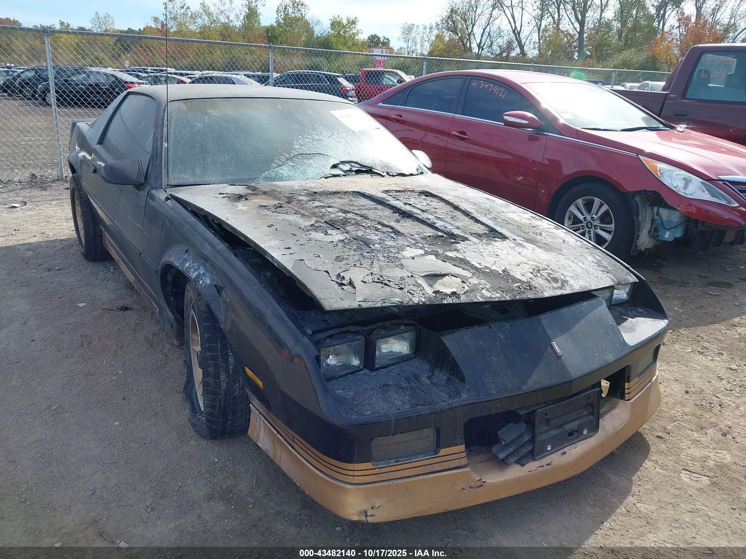 1985 Chevrolet Camaro   Black vin: 1G1FP87F1FN110056