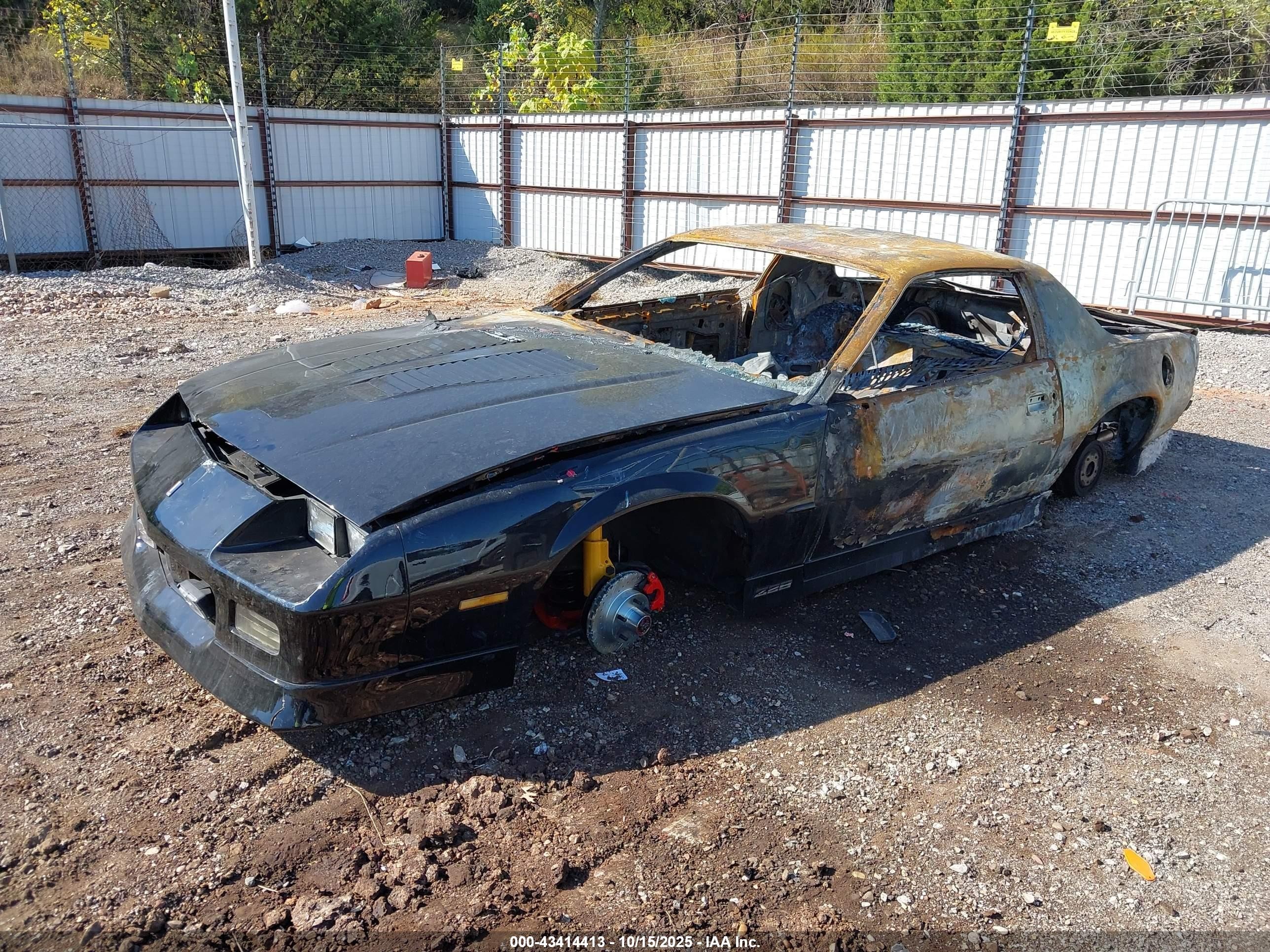1986 Chevrolet Camaro   Black vin: 1G1FP87F3GL123971