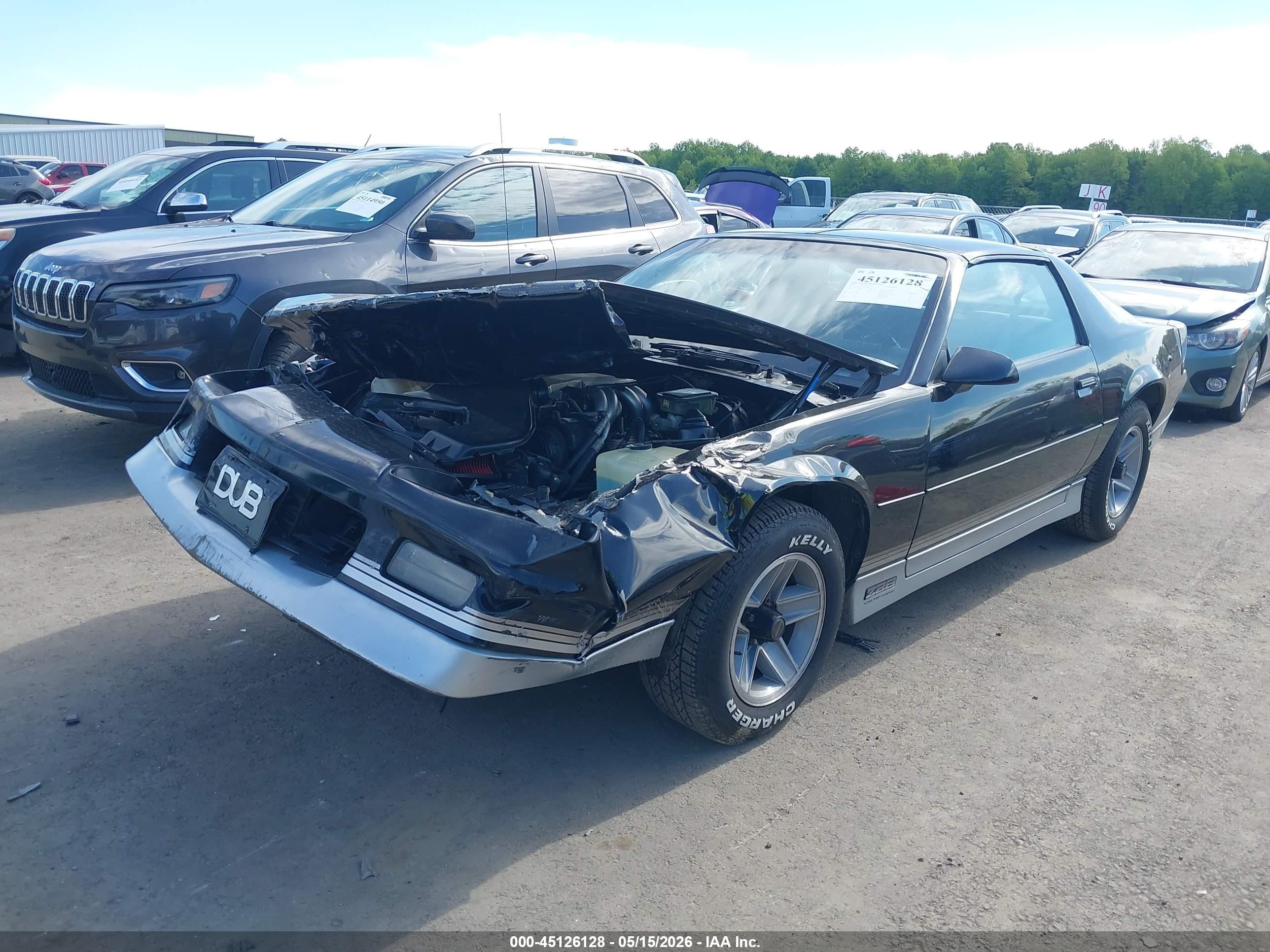 1985 Chevrolet Camaro   Black vin: 1G1FP87F7FN110109