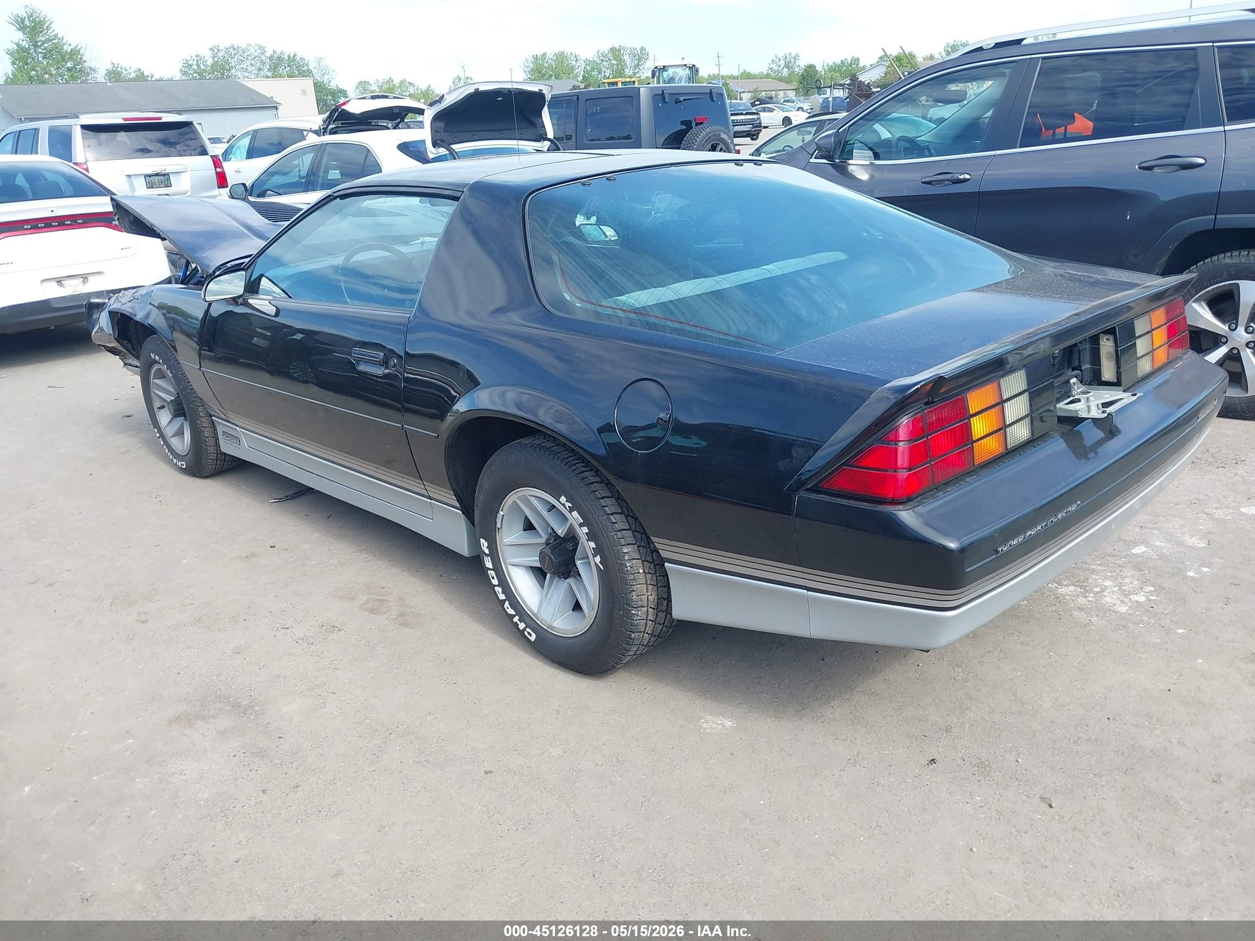 1985 Chevrolet Camaro   Black vin: 1G1FP87F7FN110109