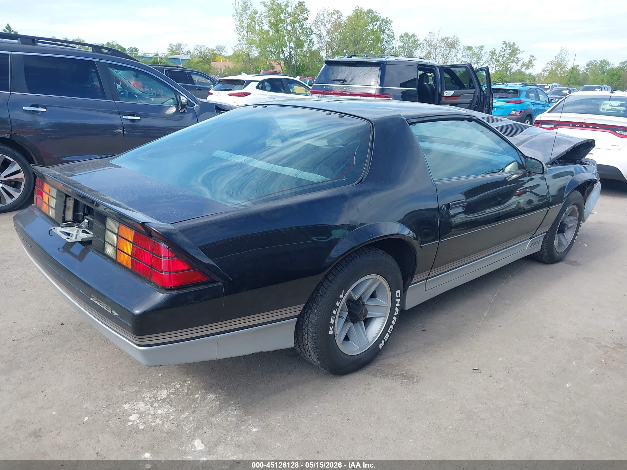 1985 Chevrolet Camaro   Black vin: 1G1FP87F7FN110109