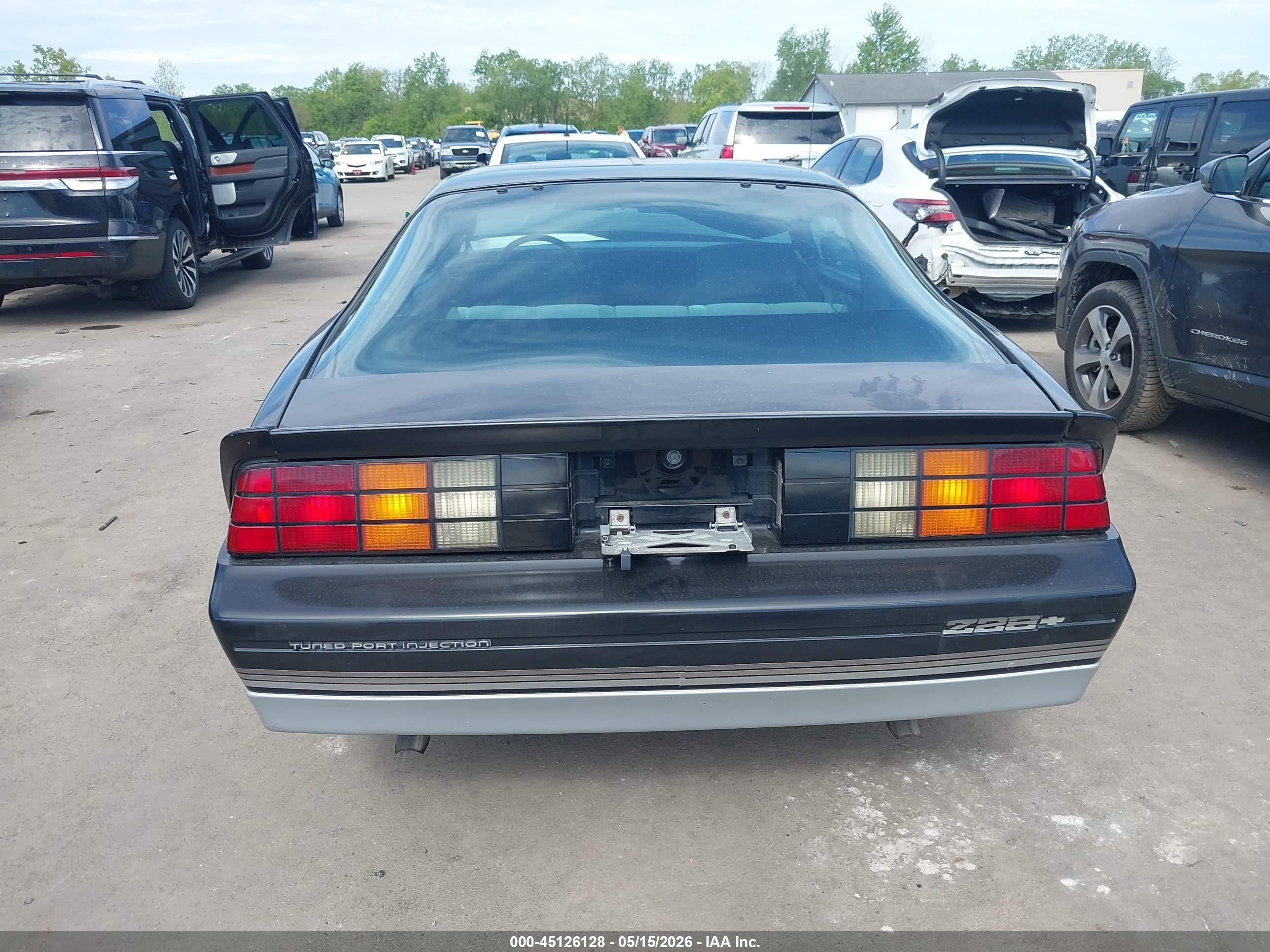1985 Chevrolet Camaro   Black vin: 1G1FP87F7FN110109