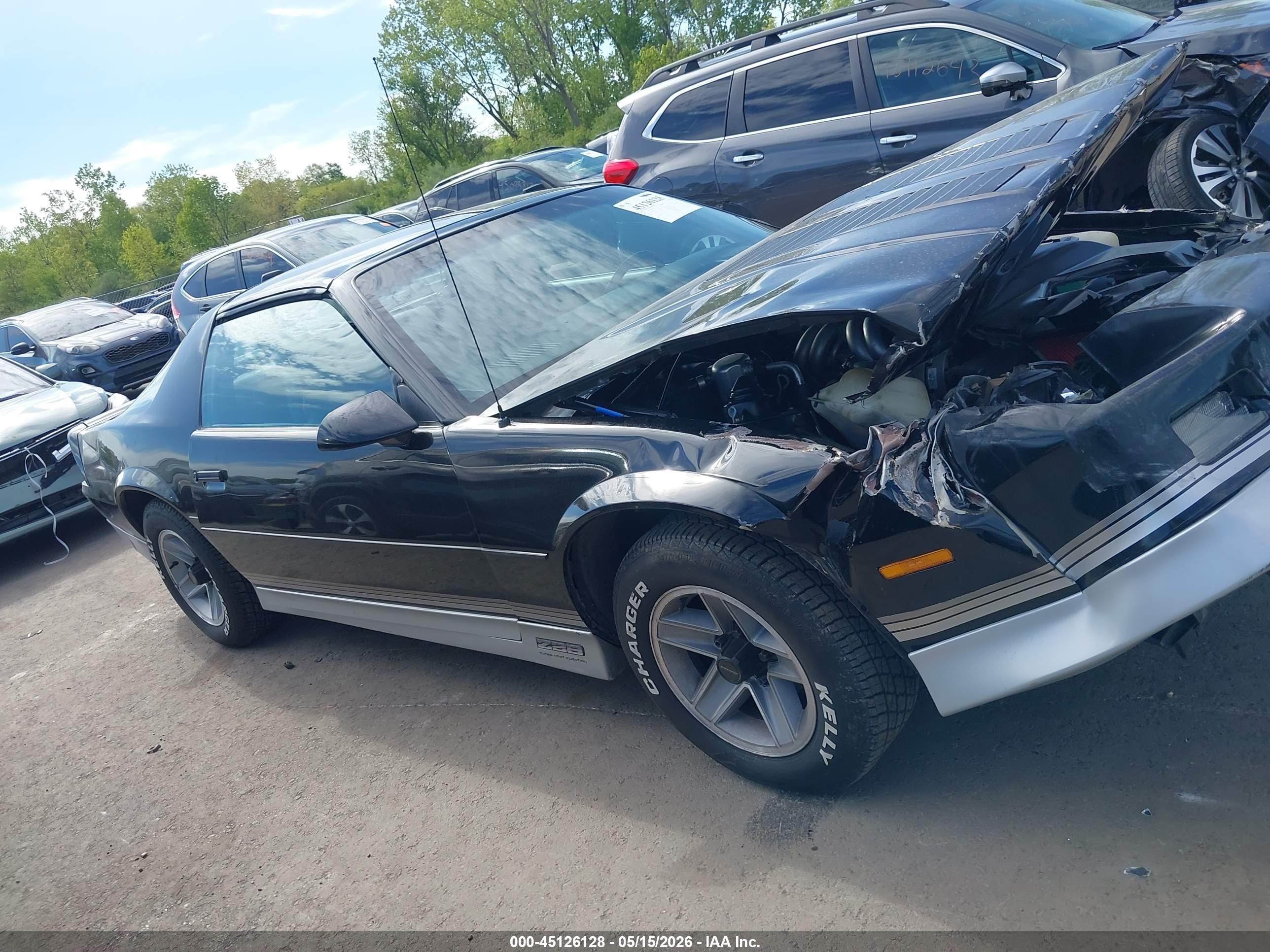 1985 Chevrolet Camaro   Black vin: 1G1FP87F7FN110109