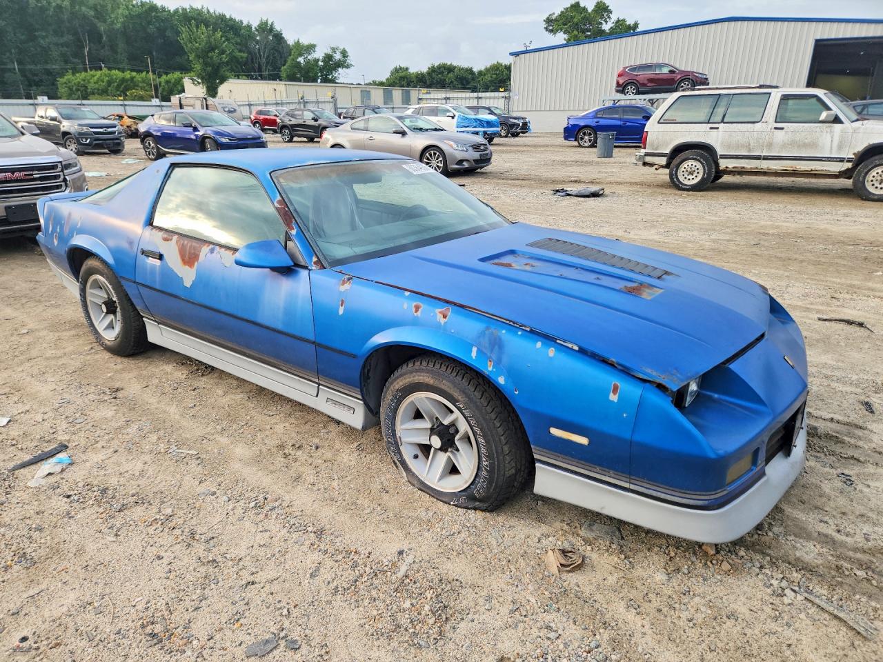1985 Chevrolet Camaro Blue vin: 1G1FP87H5FN117206