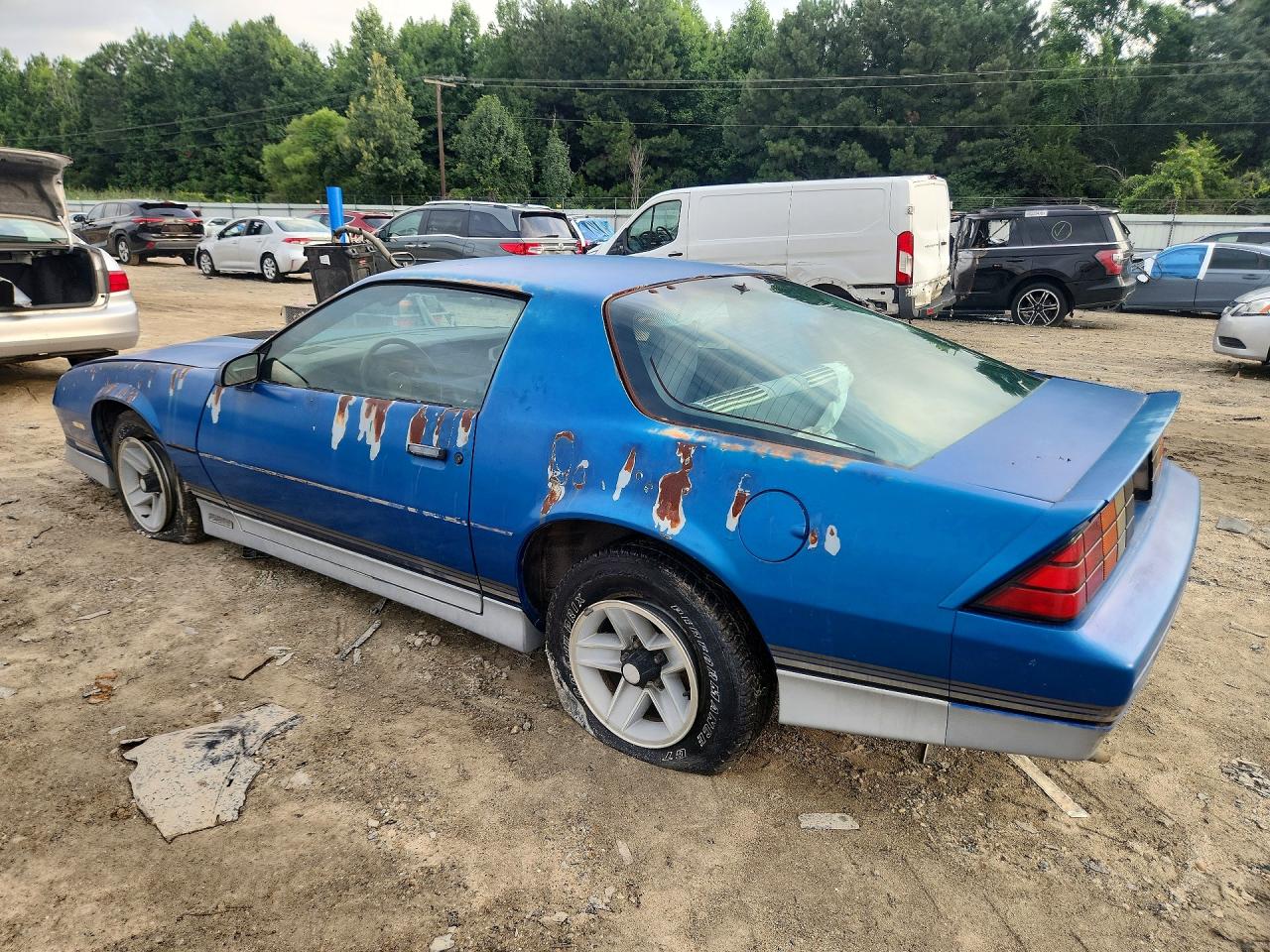 1985 Chevrolet Camaro Blue vin: 1G1FP87H5FN117206