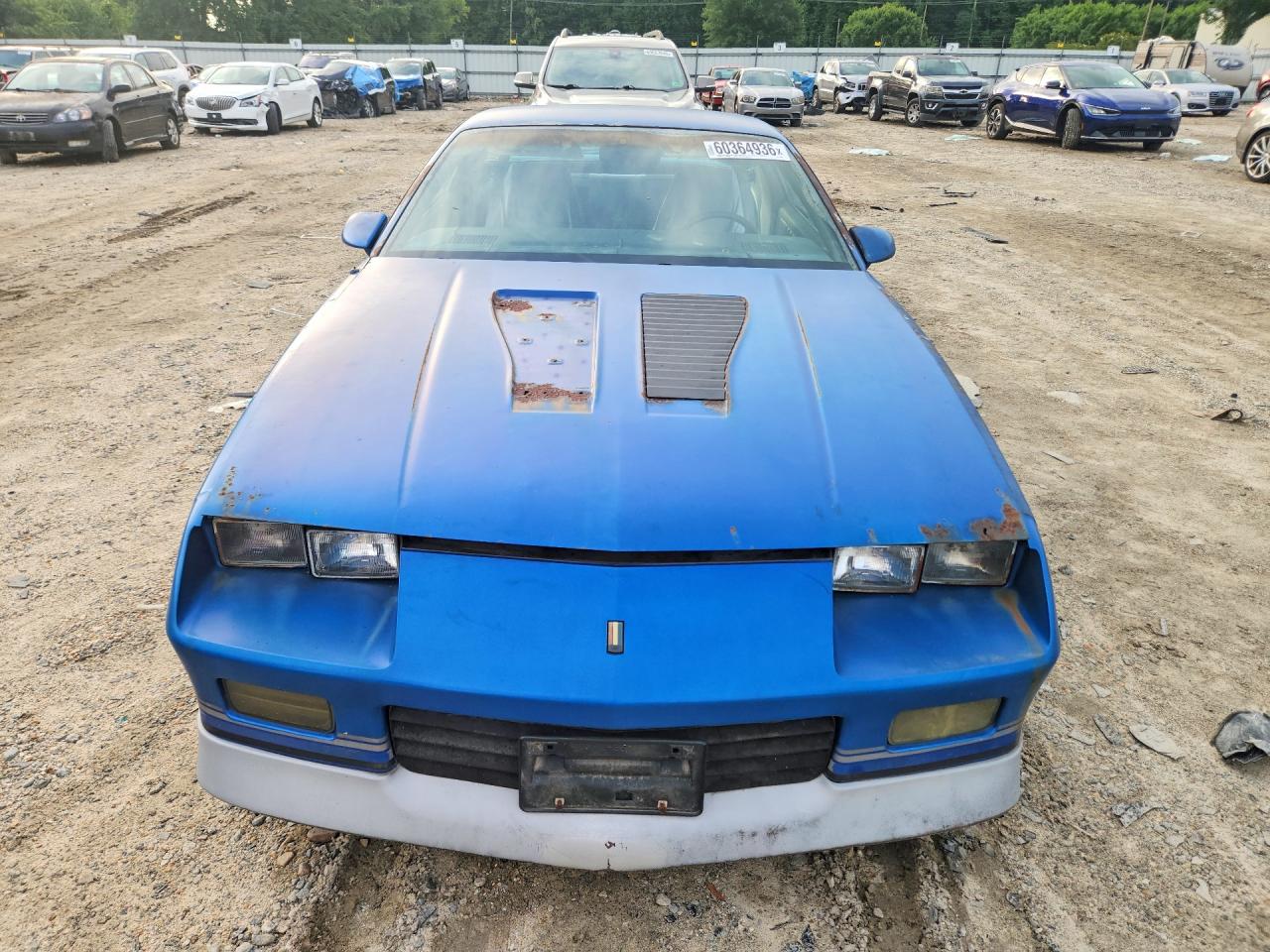 1985 Chevrolet Camaro Blue vin: 1G1FP87H5FN117206