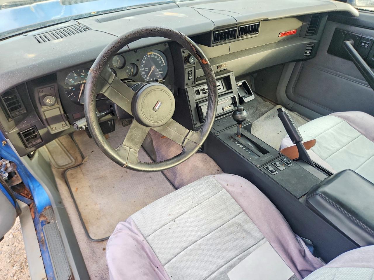 1985 Chevrolet Camaro Blue vin: 1G1FP87H5FN117206