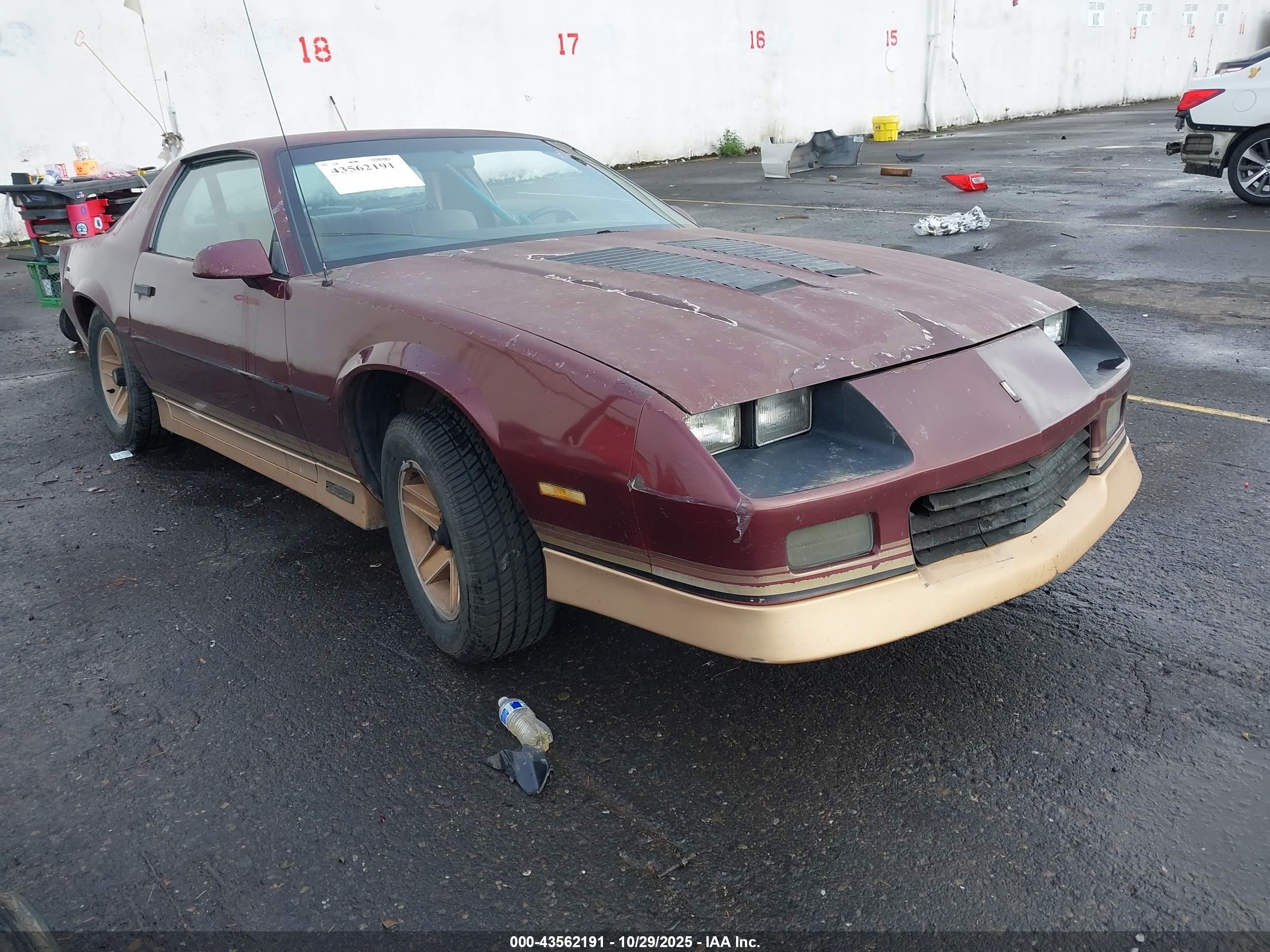 1985 Chevrolet Camaro   Brown vin: 1G1FP87H7FL432696