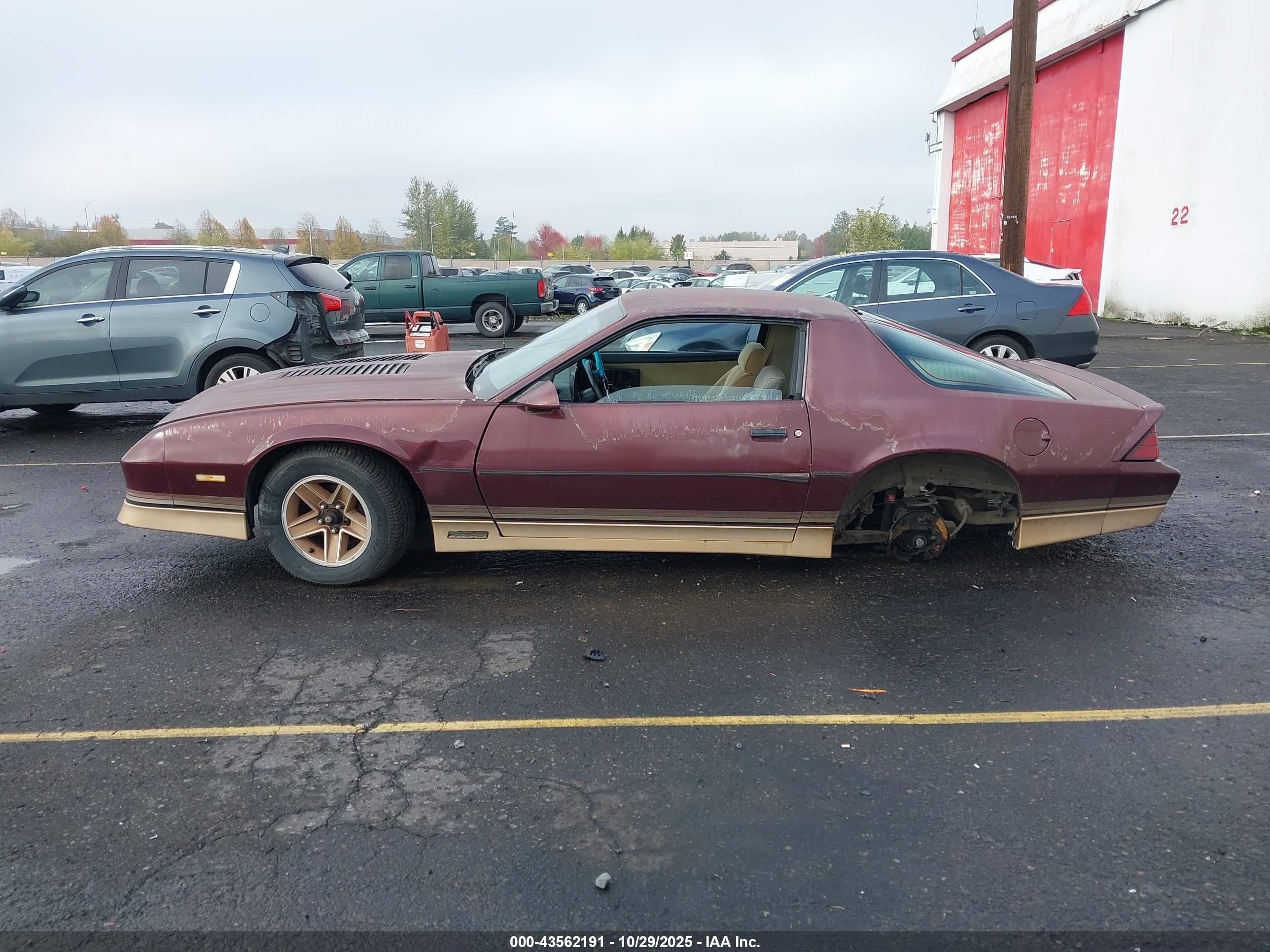 1985 Chevrolet Camaro   Brown vin: 1G1FP87H7FL432696