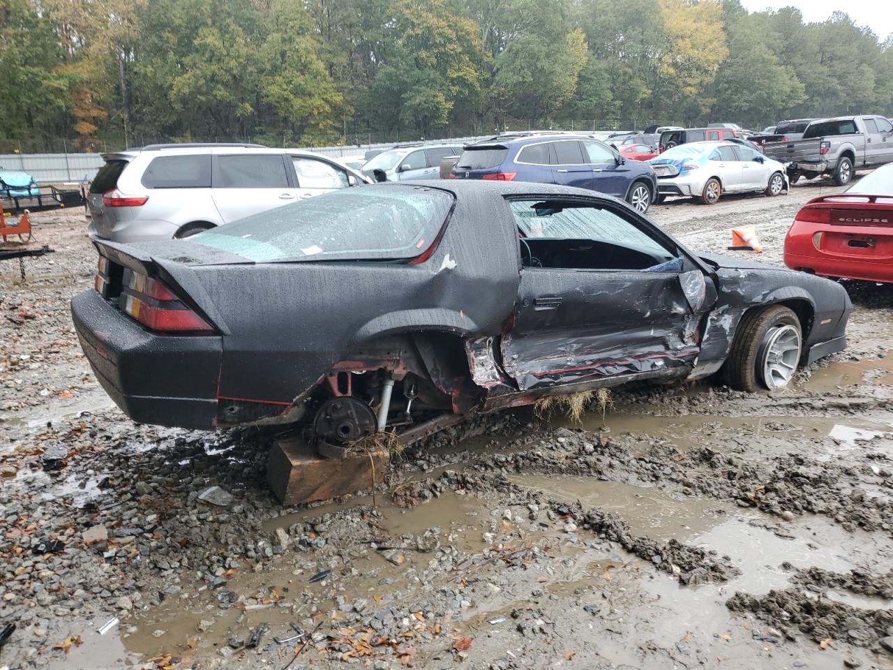 1985 Chevrolet Camaro Black vin: 1G1FP87S2FN117241