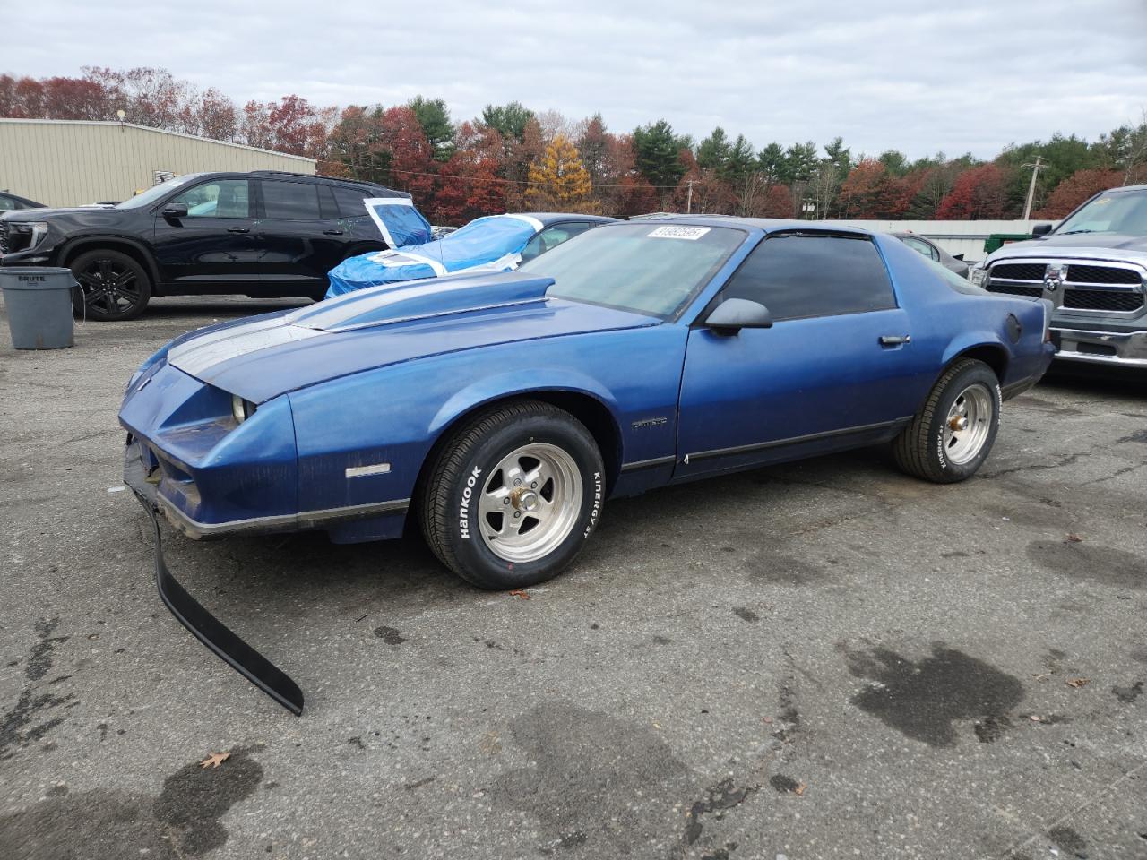 1985 Chevrolet Camaro Blue vin: 1G1FP87S4FN152329