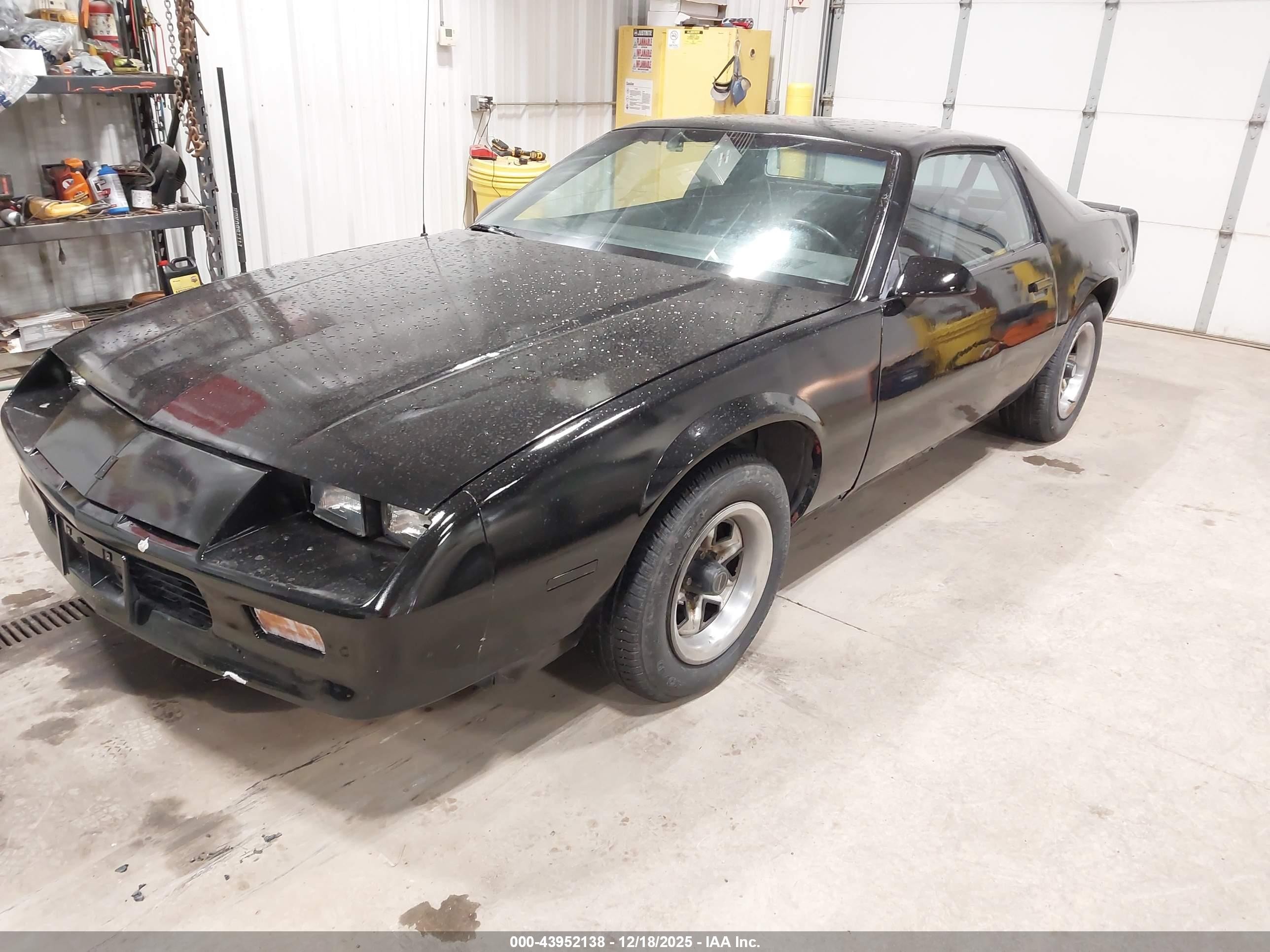 1986 Chevrolet Camaro   Black vin: 1G1FP87S5GL115609